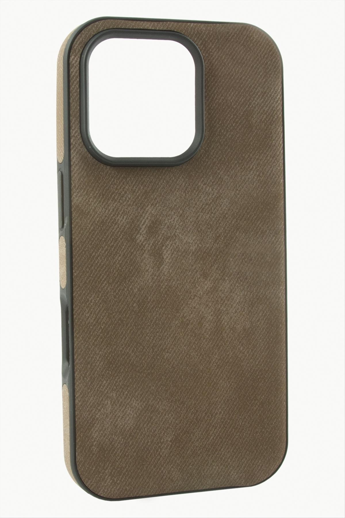 iPhone 16 Pro Nubuk Lüx Velvet Silikon Kılıf