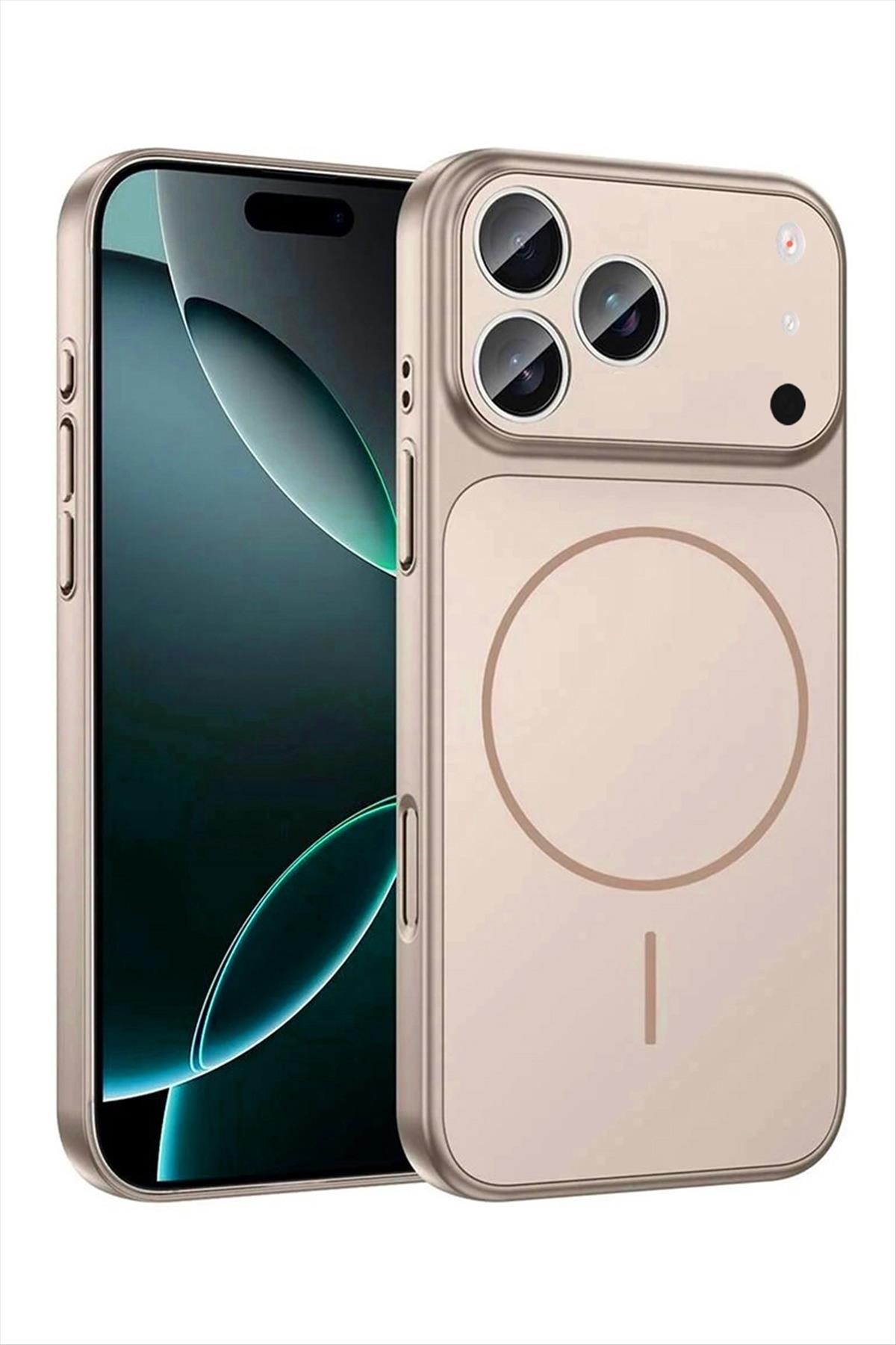 İphone 17 Pro Uyumlu Magsaff Kapak Kılıf