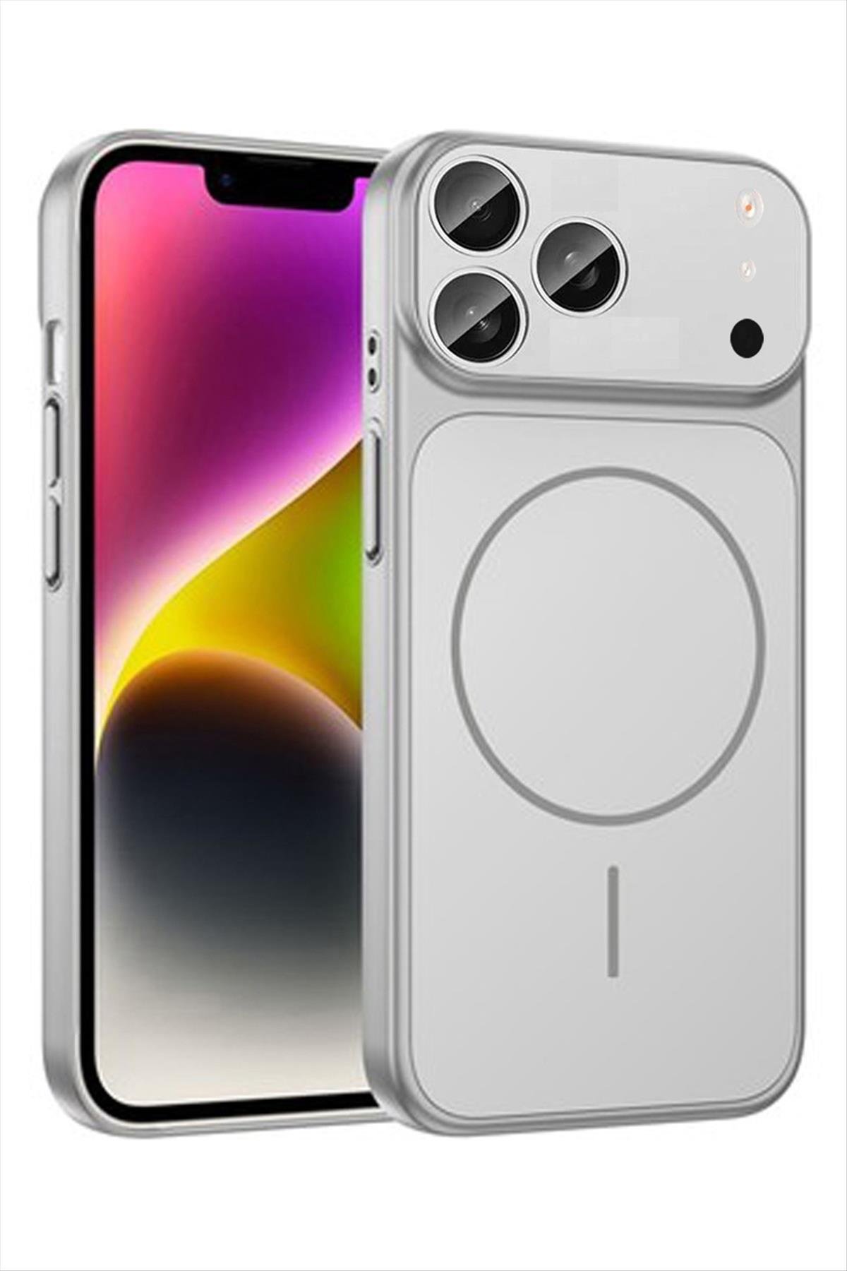 İphone 17 Pro Uyumlu Magsaff Kapak Kılıf