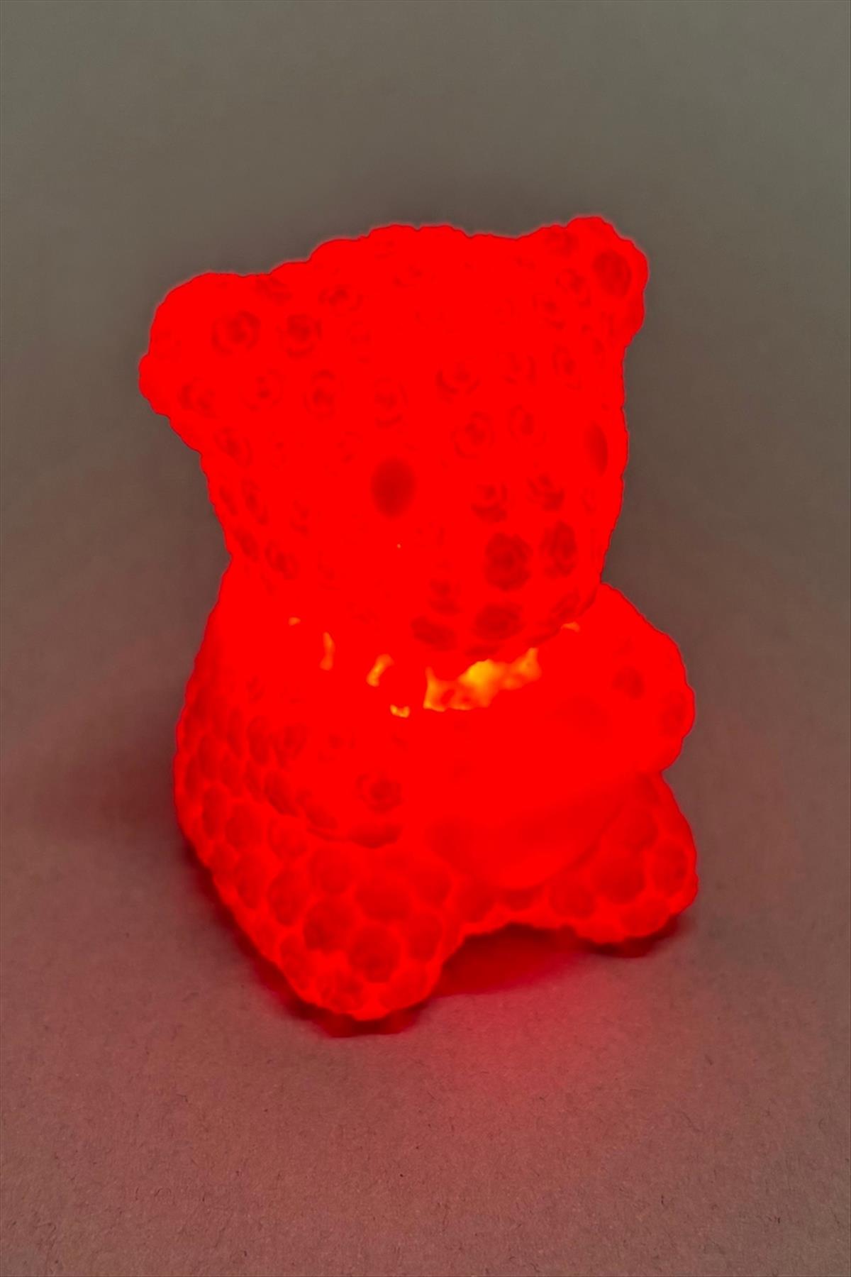 Işıklı Ayıcık Led Lamba 7 cm