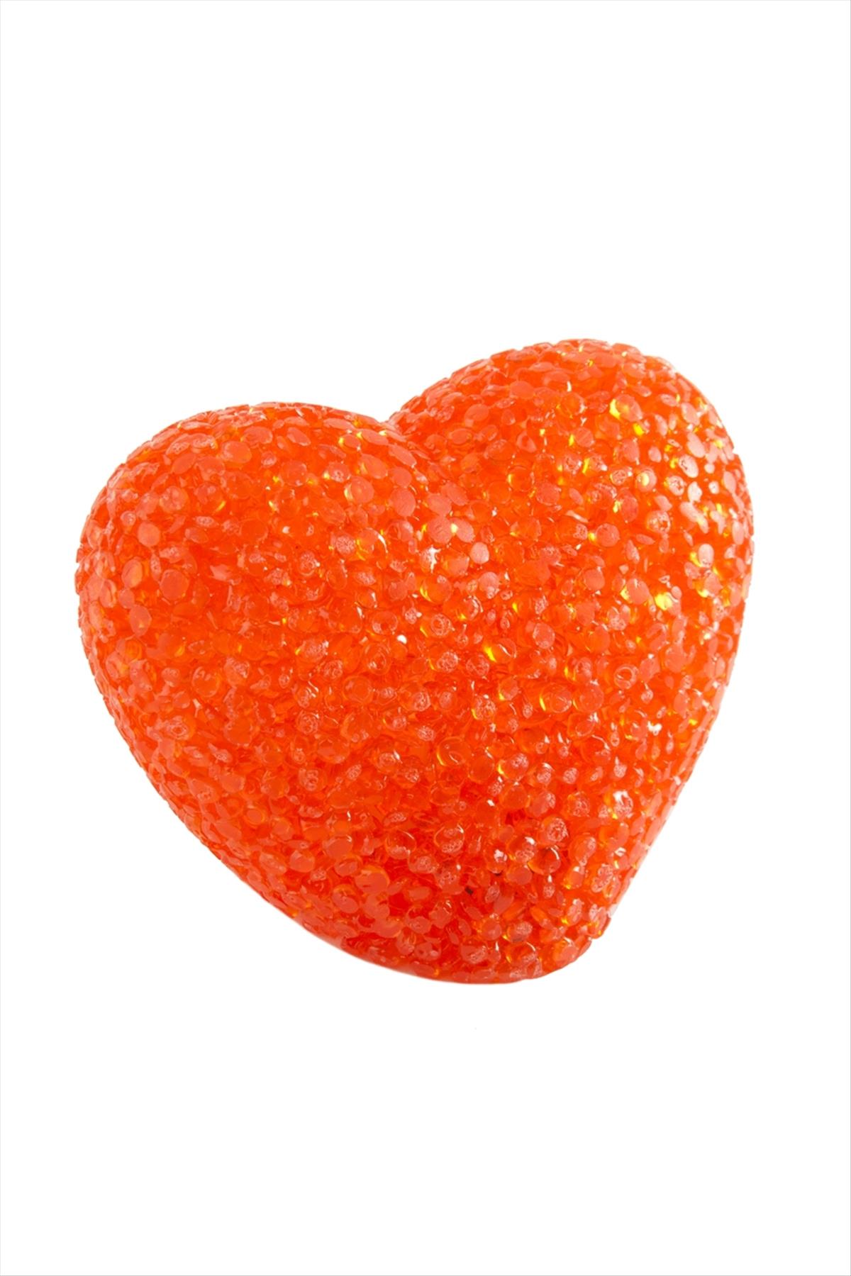 Işıklı Kırmızı Kalp Led Lamba 9 cm