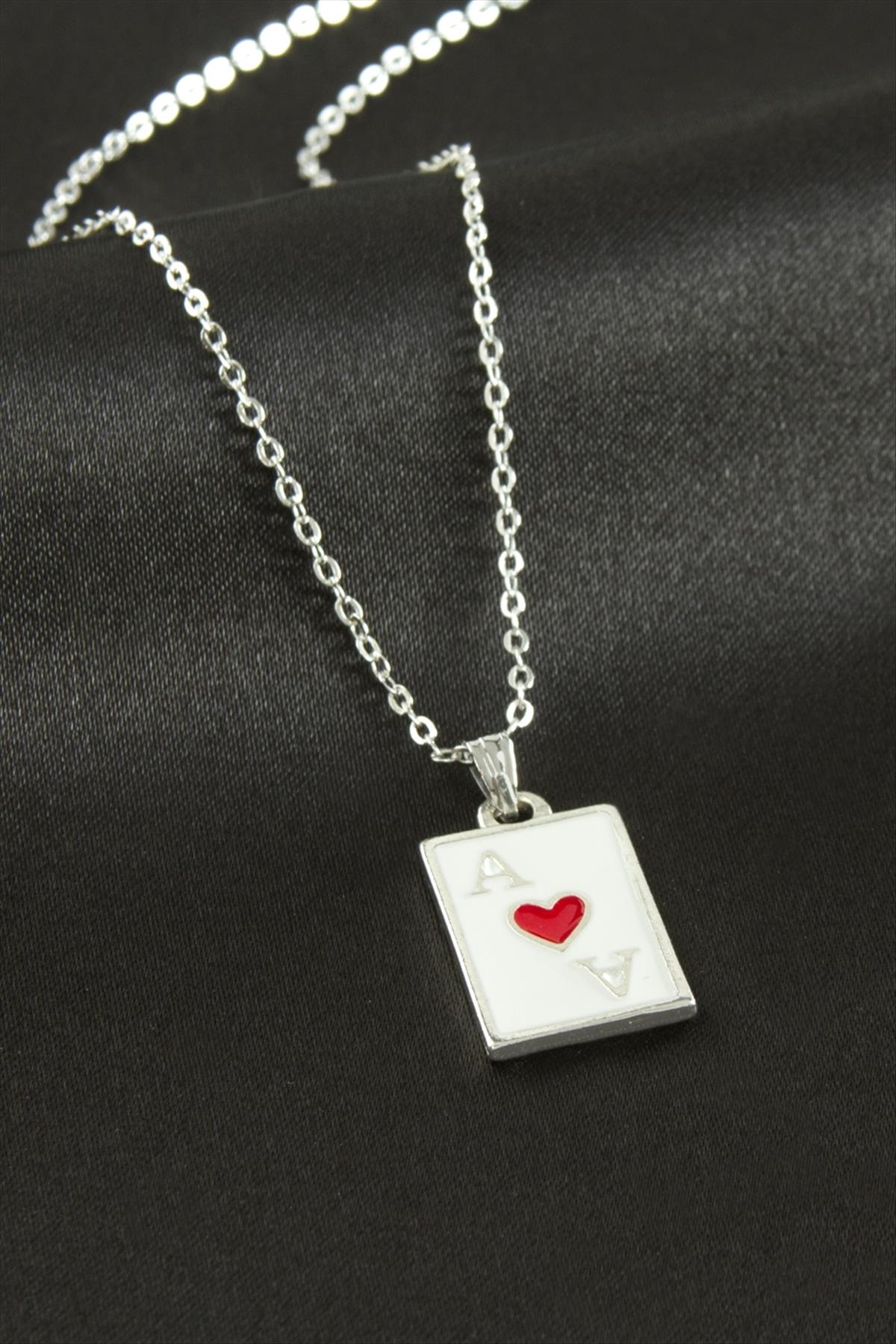 İskambil Mineli Kolye