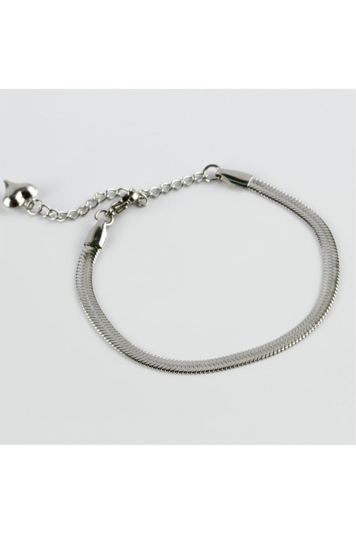 İtalyan Çelik Zincir Bileklik