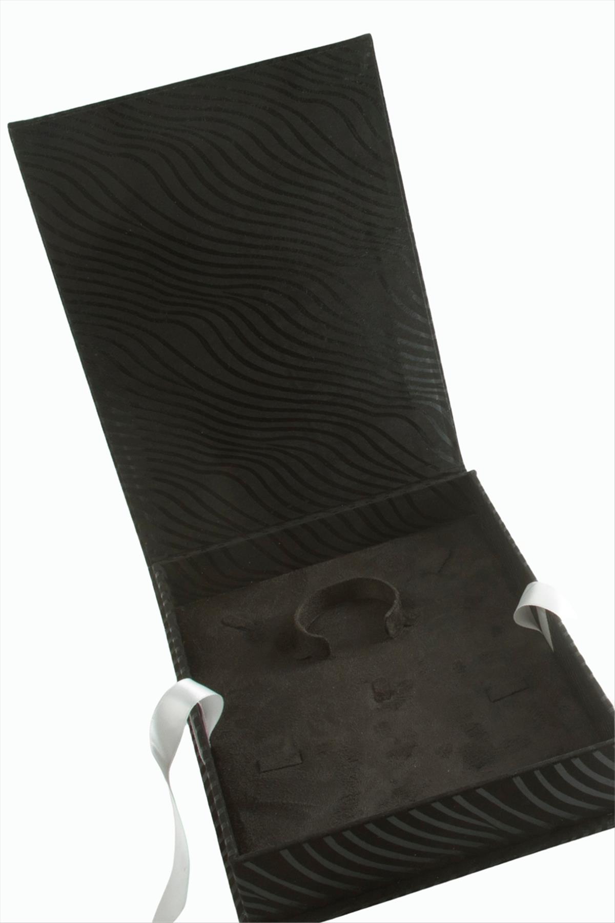 Kadife Lüx Set Kolye Kutusu Büyük Boy