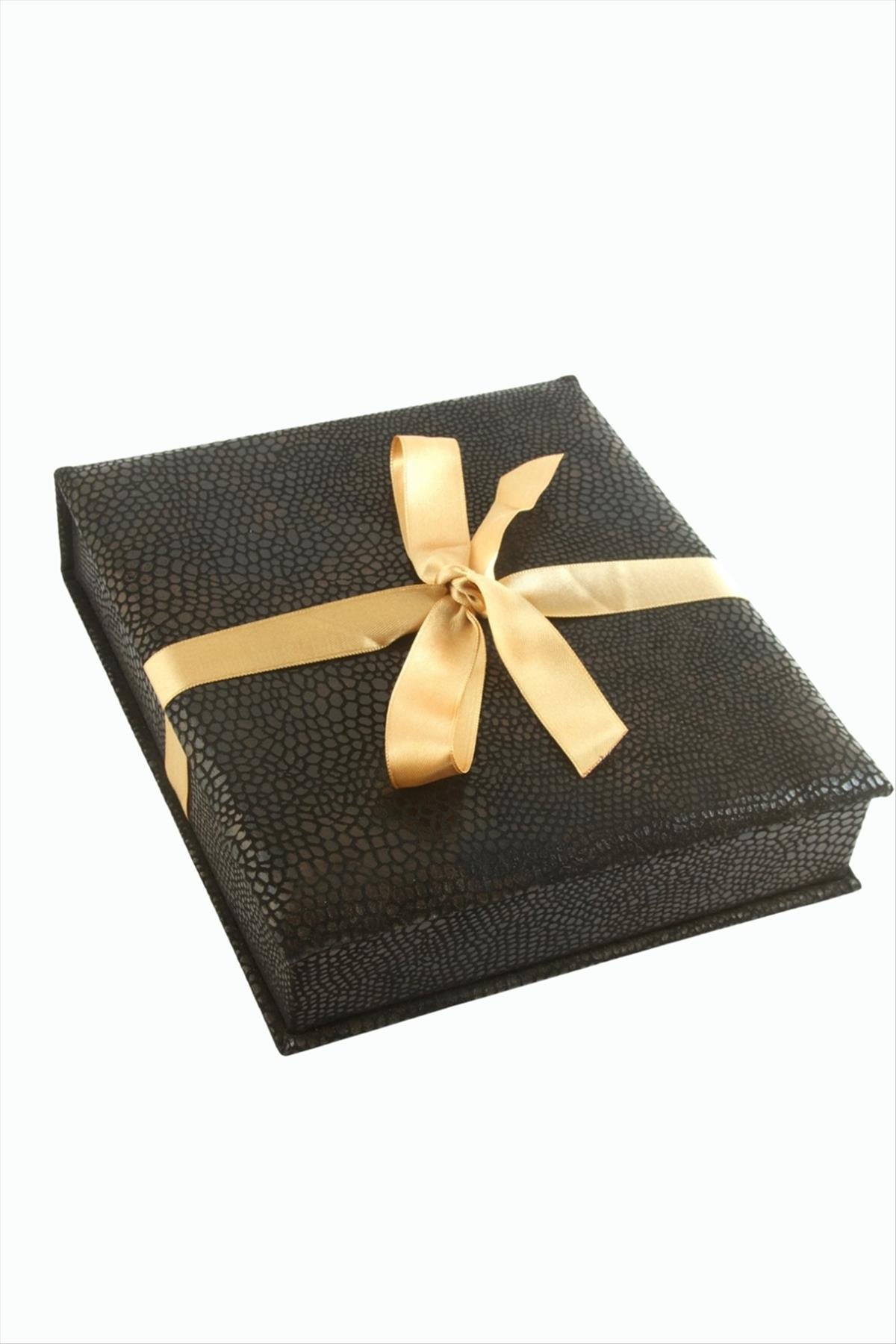 Kadife Lüx Set Kolye Kutusu Küçük Boy