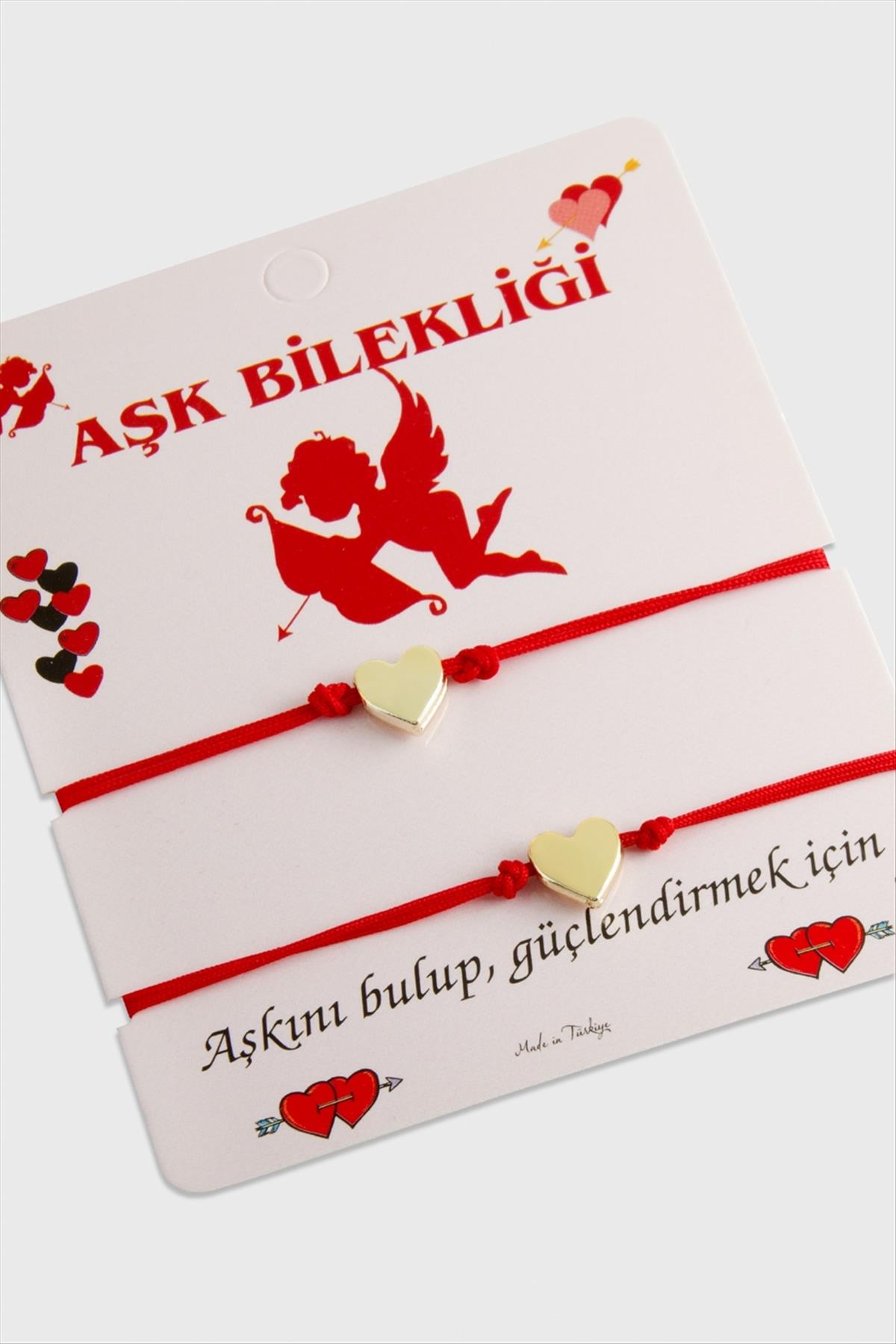 Kalp İp Bileklik