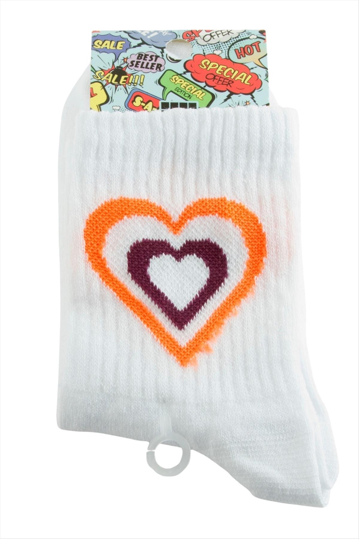 Kalp Kolej Çorap 8*28