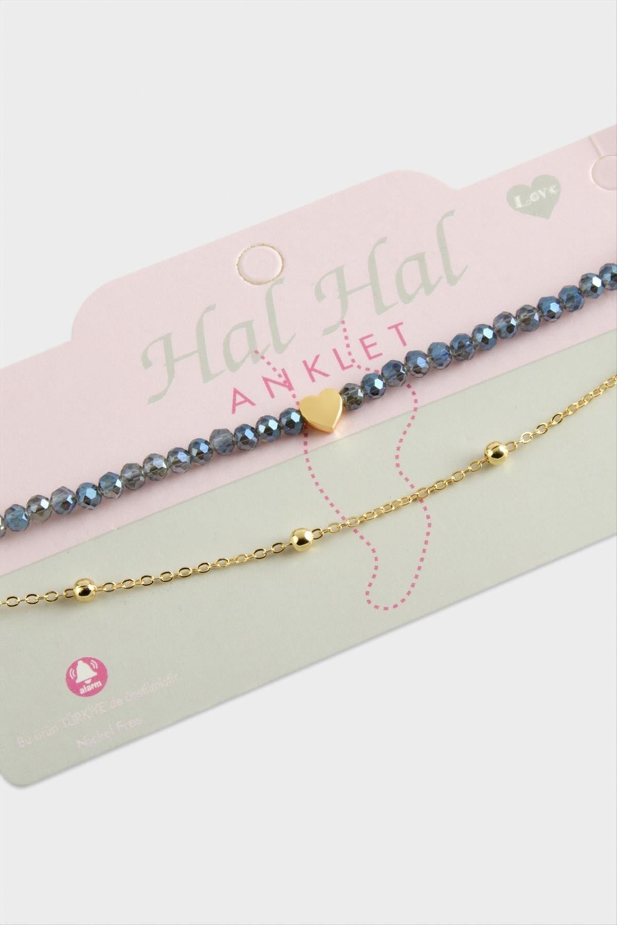 Kalp Kristal Zincir Halhal