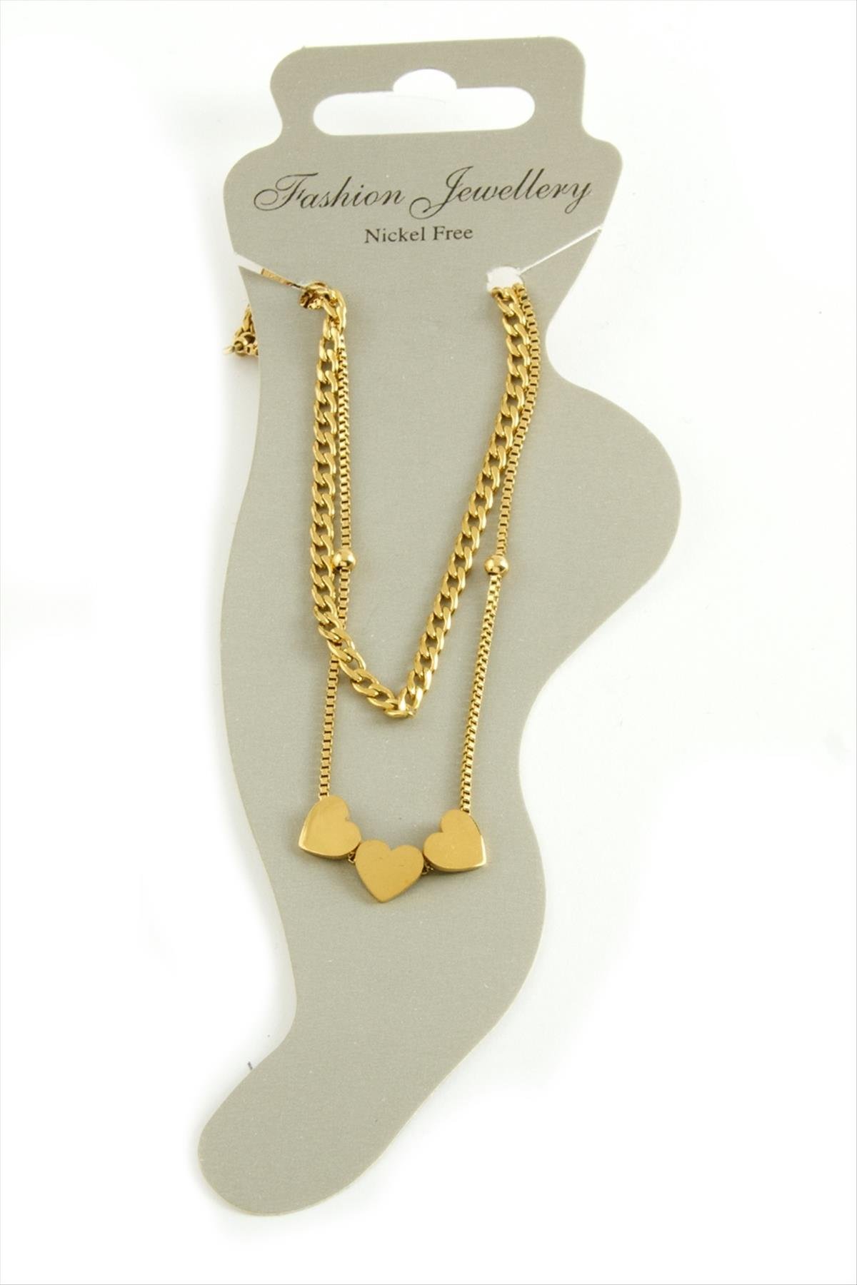 Kalp Lüks Çelik Halhal