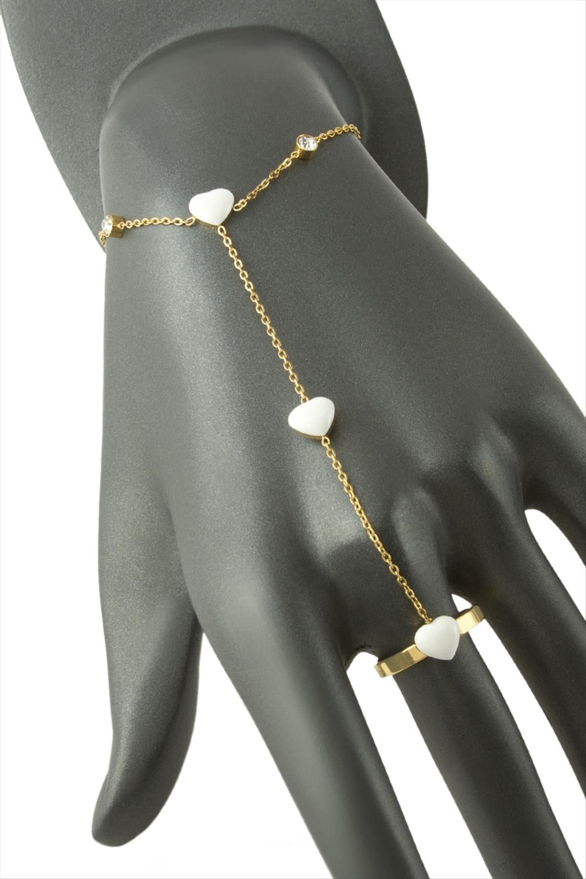 Kalp Mineli Lüks Çelik Şahmeran