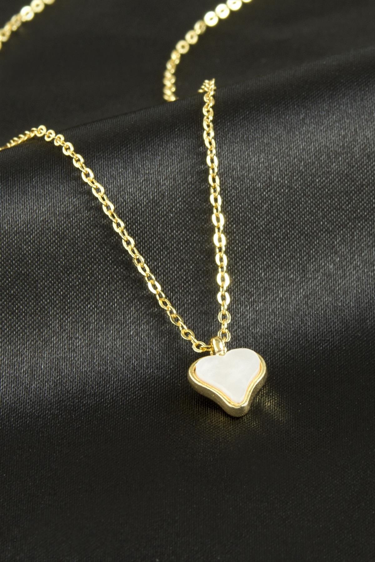 Kalp Polyester Kolye