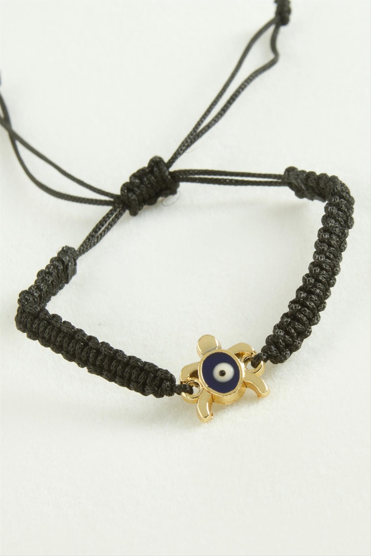 Kaplumbağa Makrome İp Bileklik