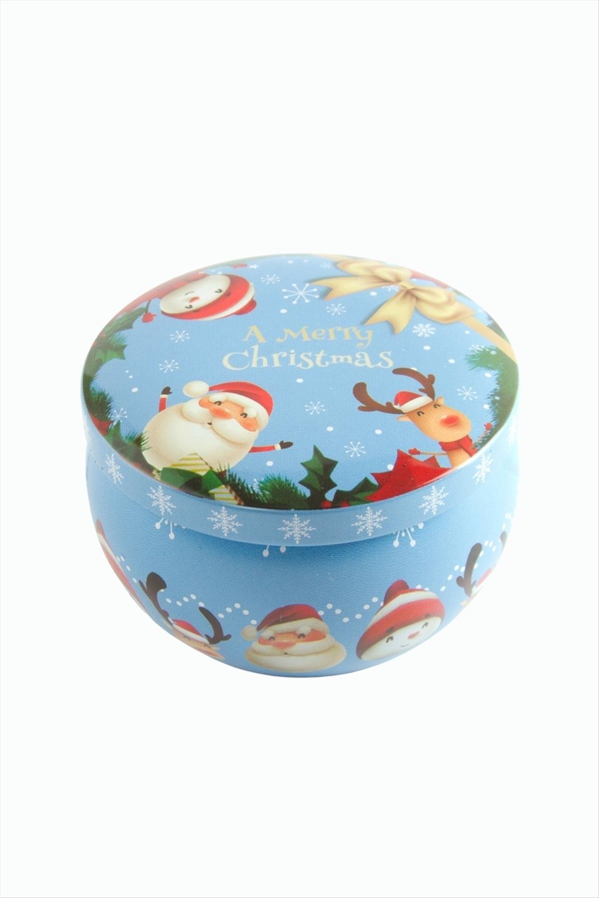 Kardan Adam Yılbaşı Kapaklı Mum 6 cm