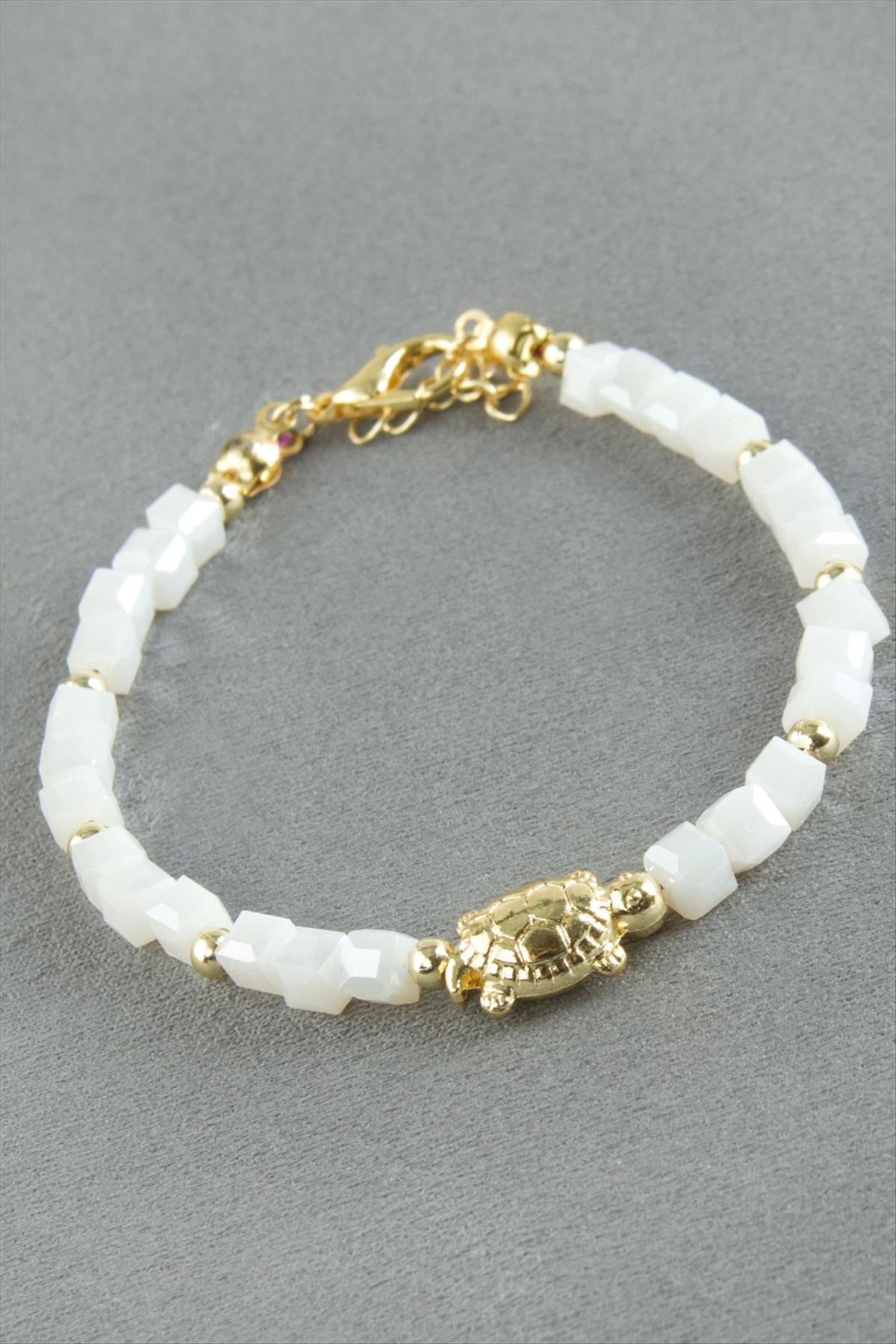 Karışık Figürlü Küp Kristal Bileklik