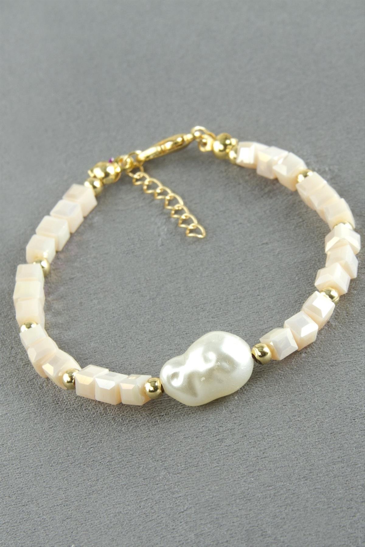 Karışık Figürlü Küp Kristal Bileklik