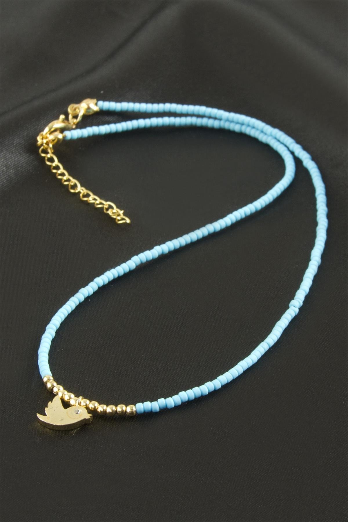 Karışık Figürlü Miyoki Boncuk Kolye 1 Adet