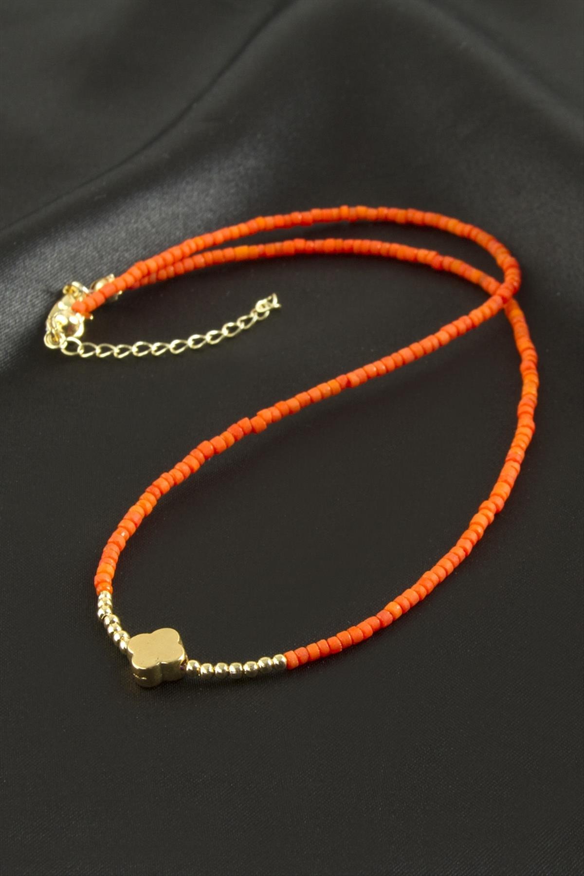 Karışık Figürlü Miyoki Boncuk Kolye 1 Adet