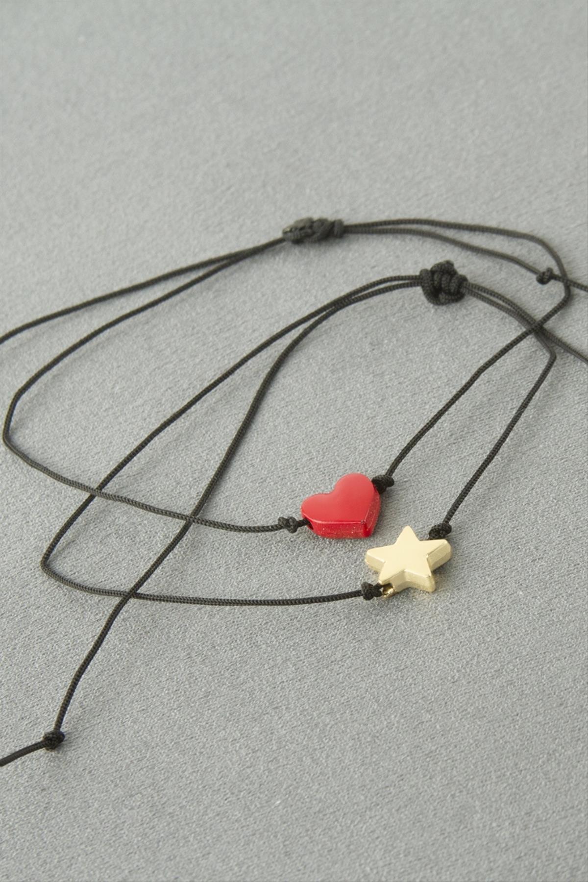 Karışık İp Bileklik 2 Adet