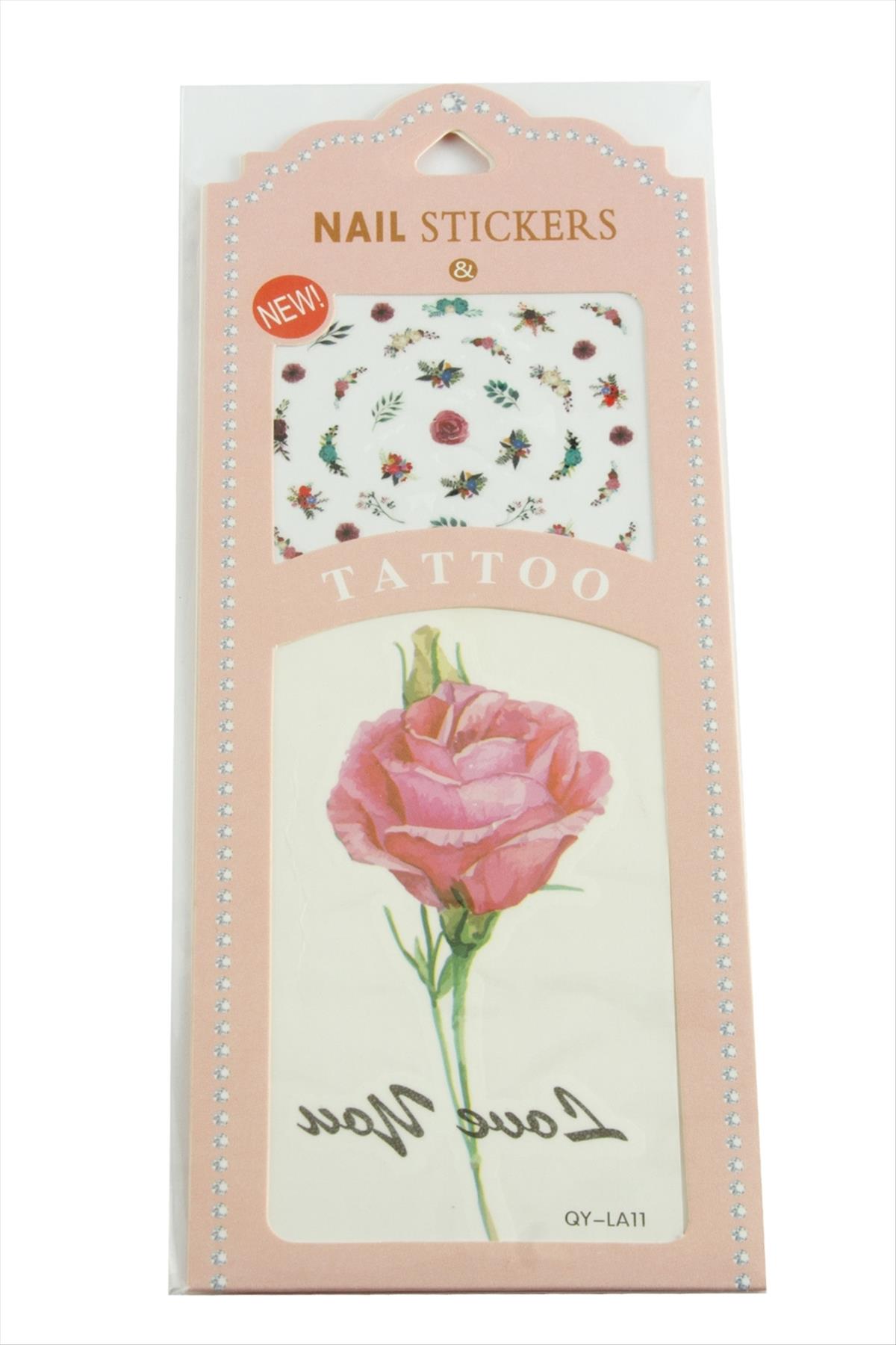 Karışık Tattoo Dövme Sticker 1 Adet