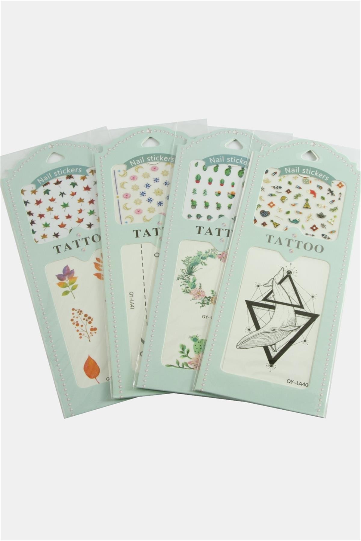 Karışık Tattoo Dövme Sticker 1 Adet