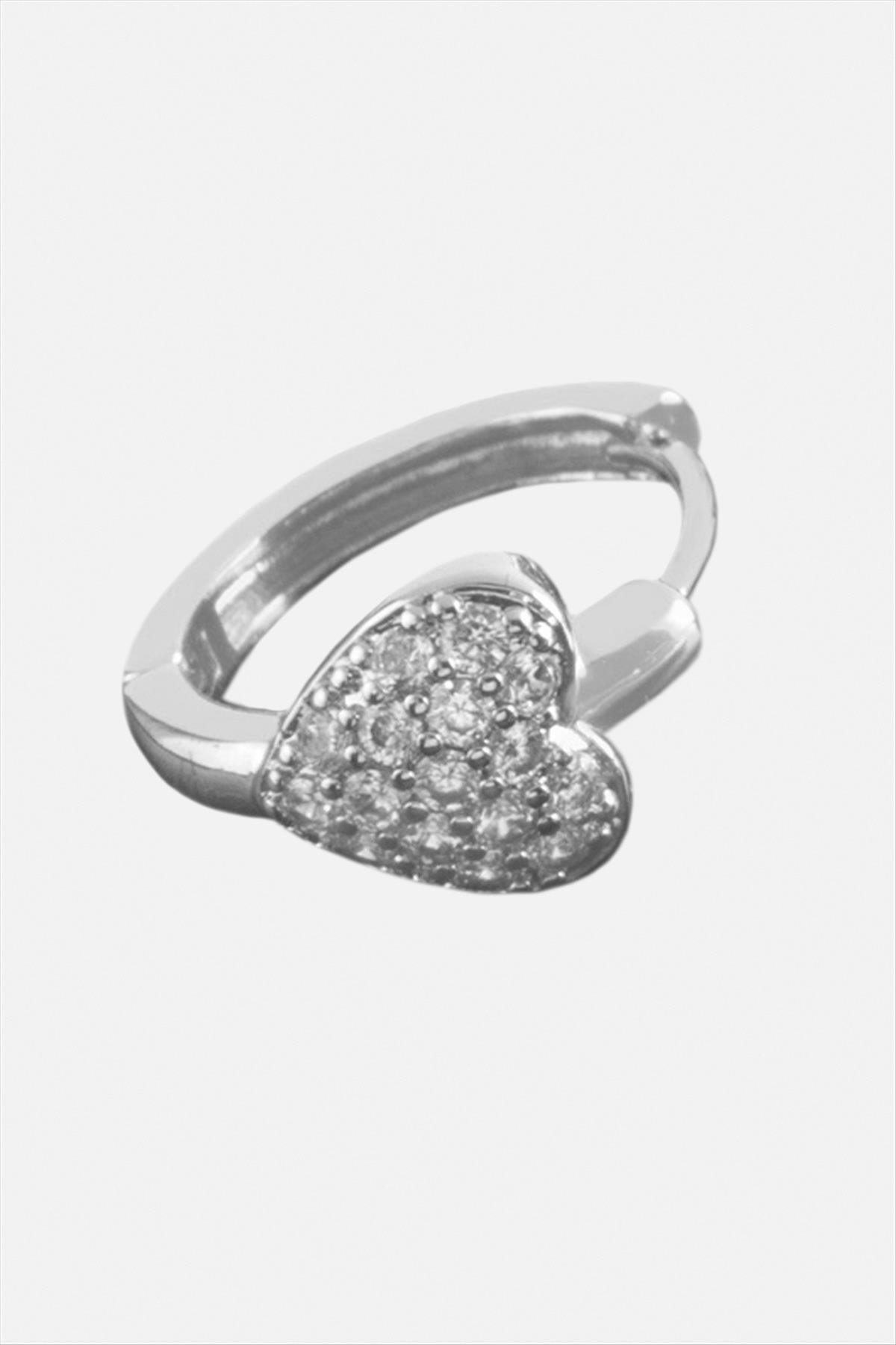 Karışık Zirkon Taşlı Halka Piercing 1 Adet