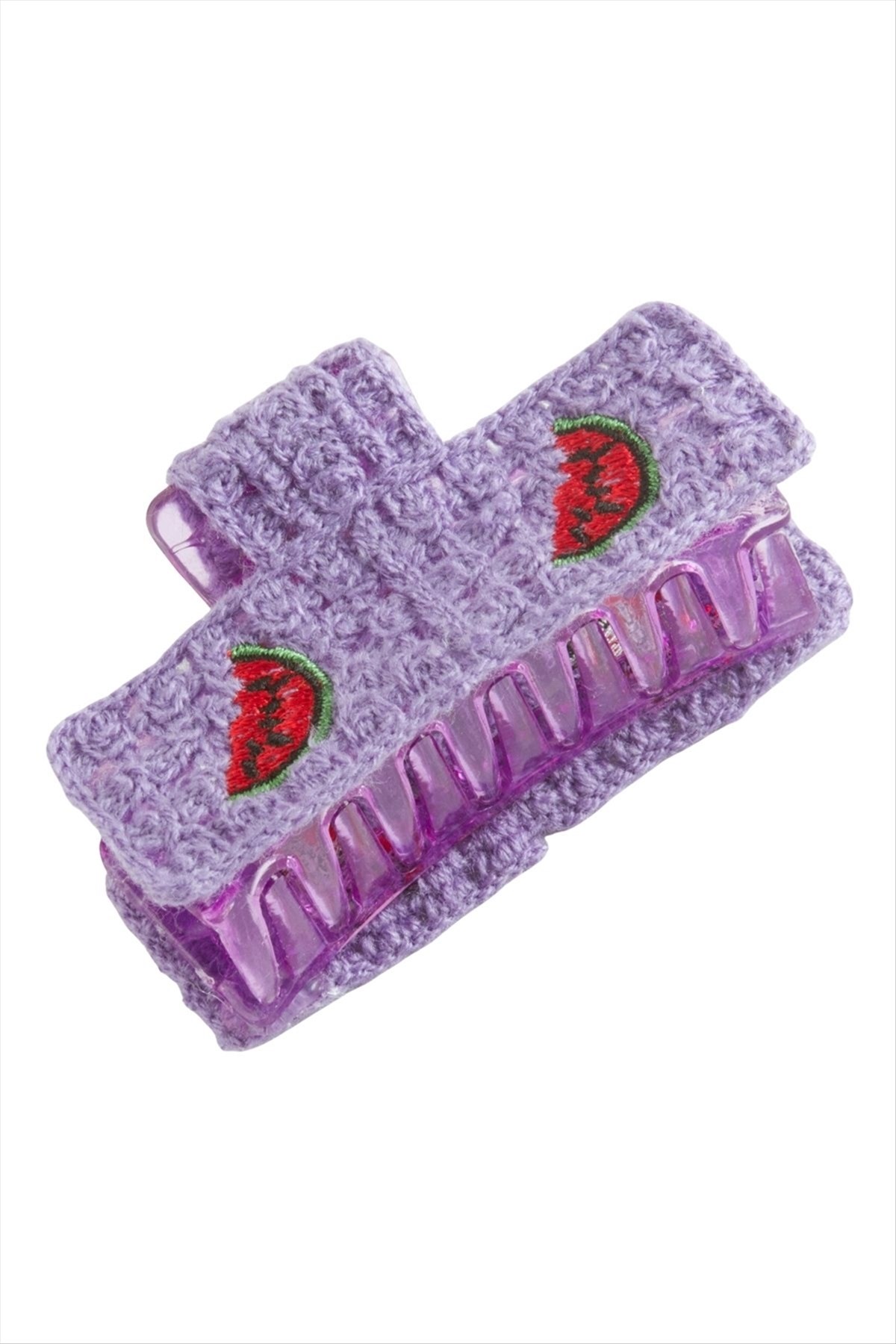 Karpuz Örgülü Mandal Toka 8 cm