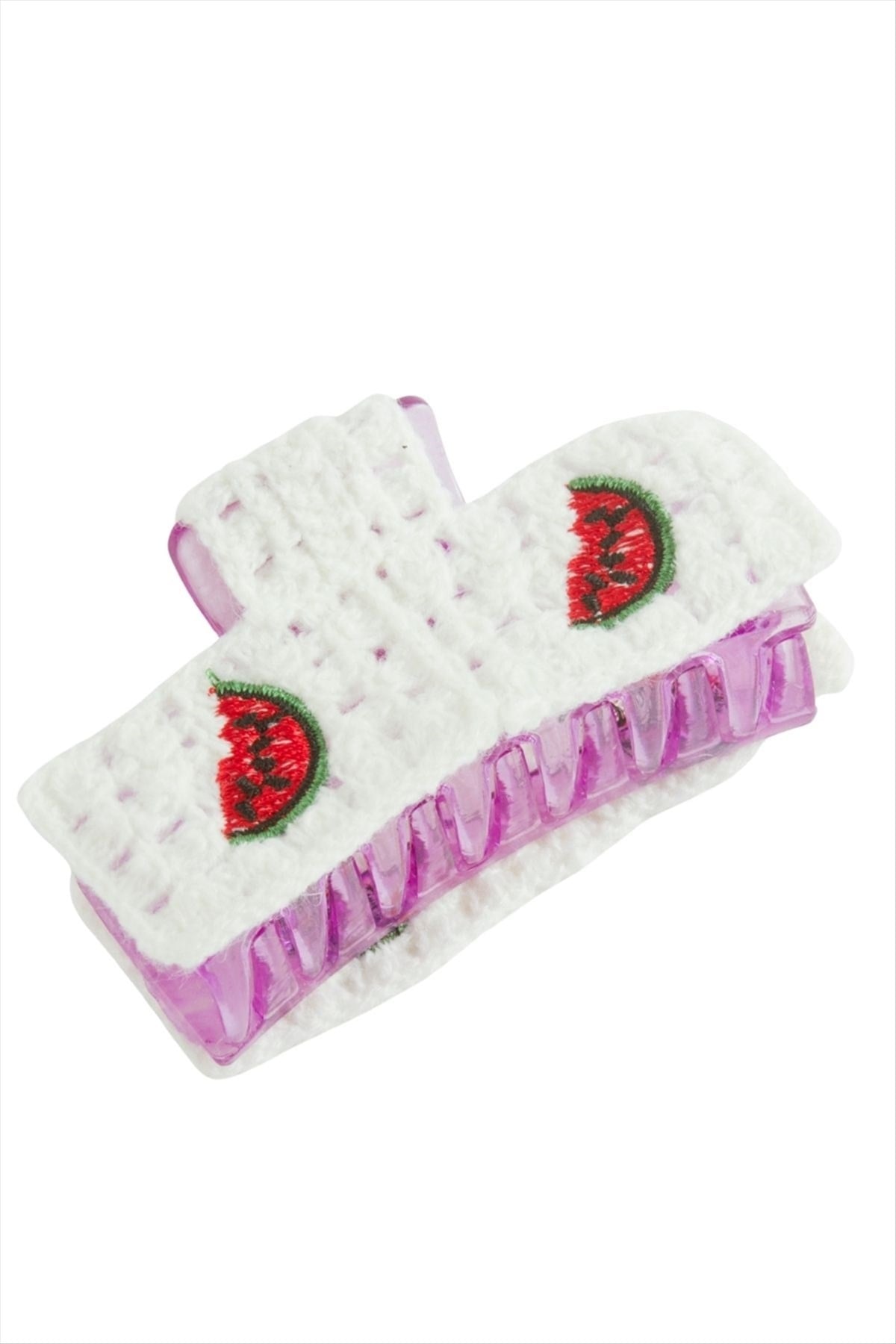Karpuz Örgülü Mandal Toka 8 cm