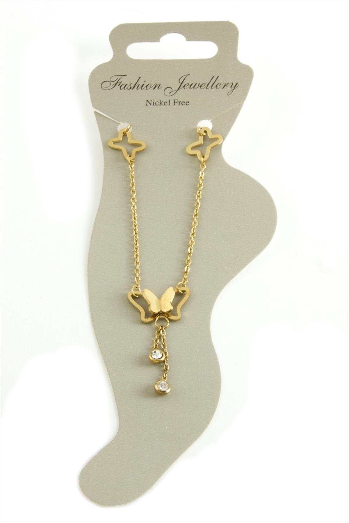 Kelebek Lüks Çelik Halhal