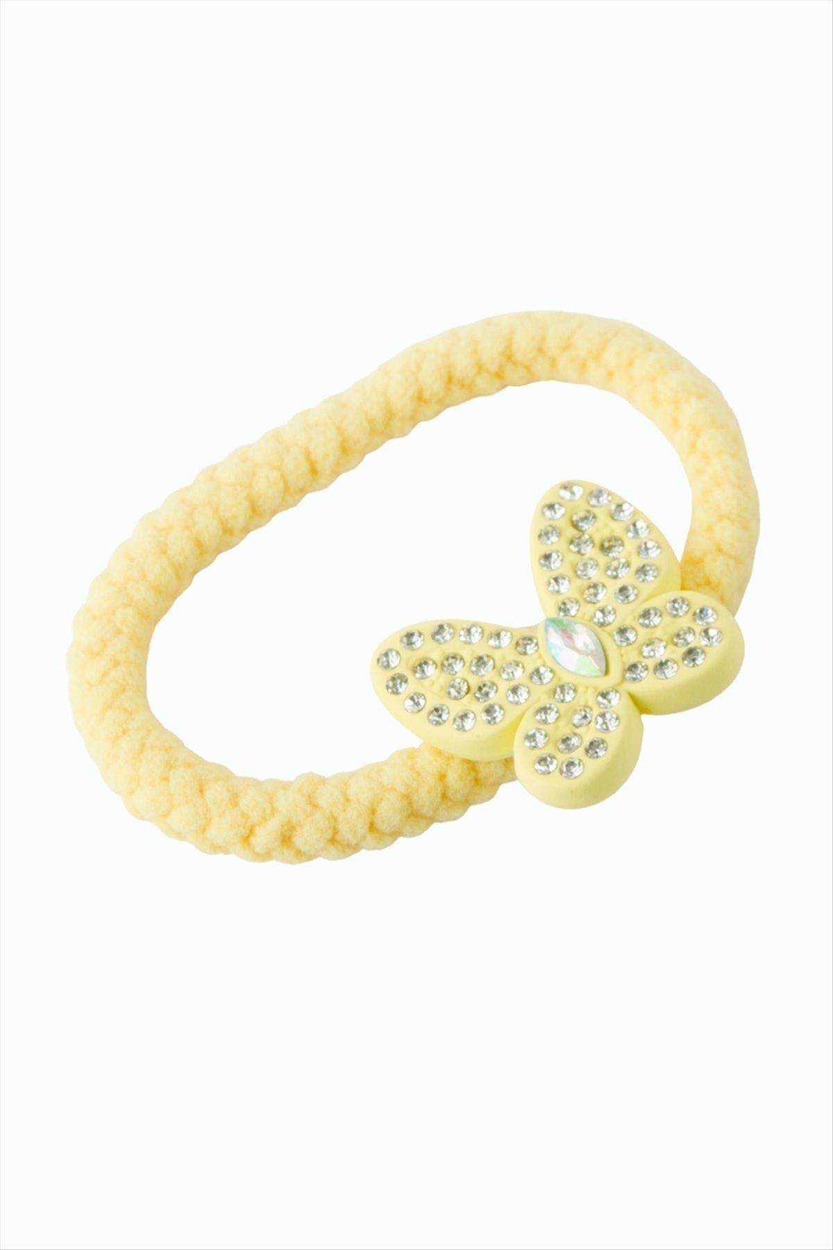 Kelebek Taşlı Lastikli Toka