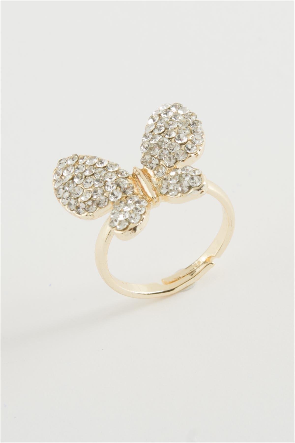 Kelebek Taşlı Yüzük