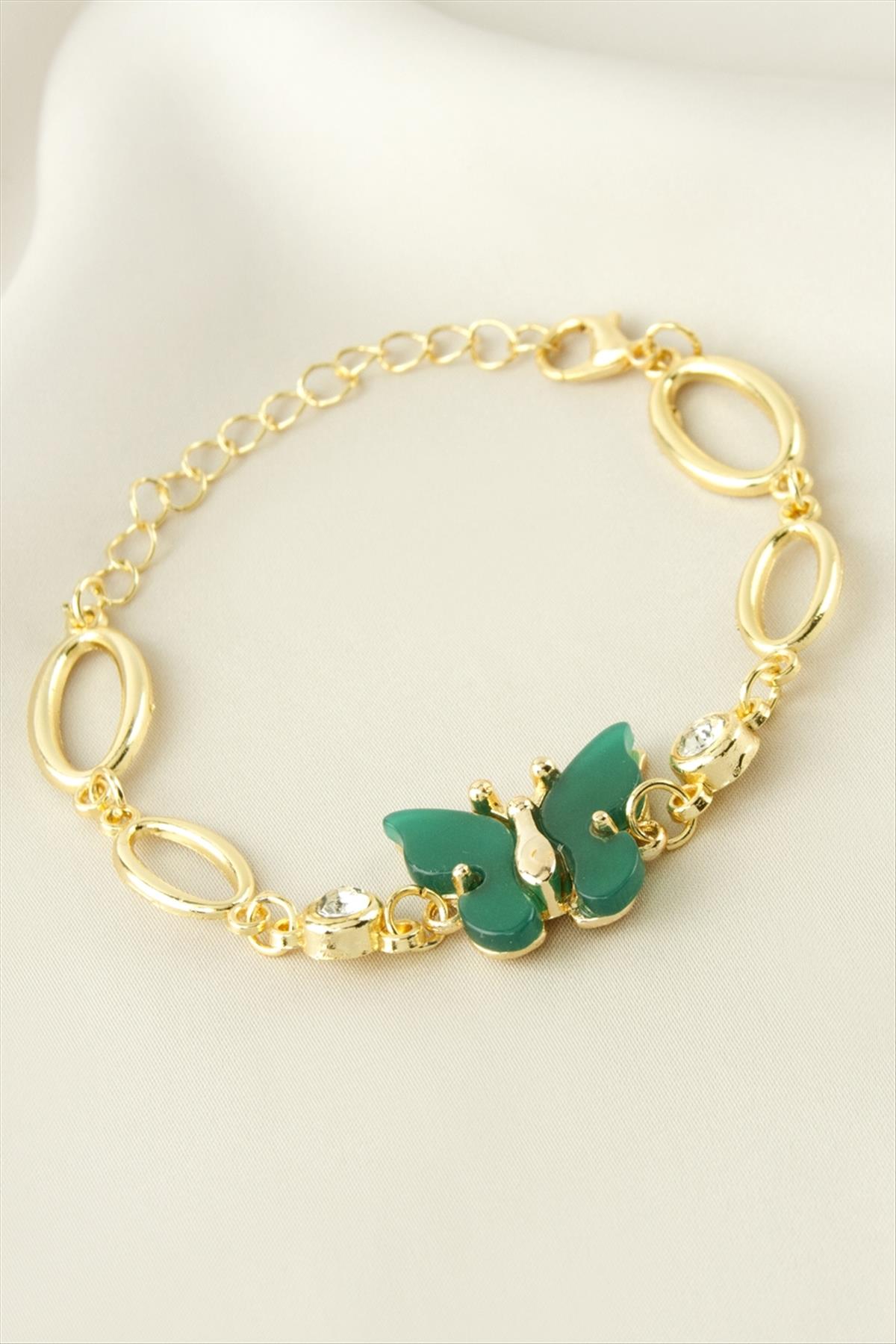 Kelebek Zincirli Bileklik