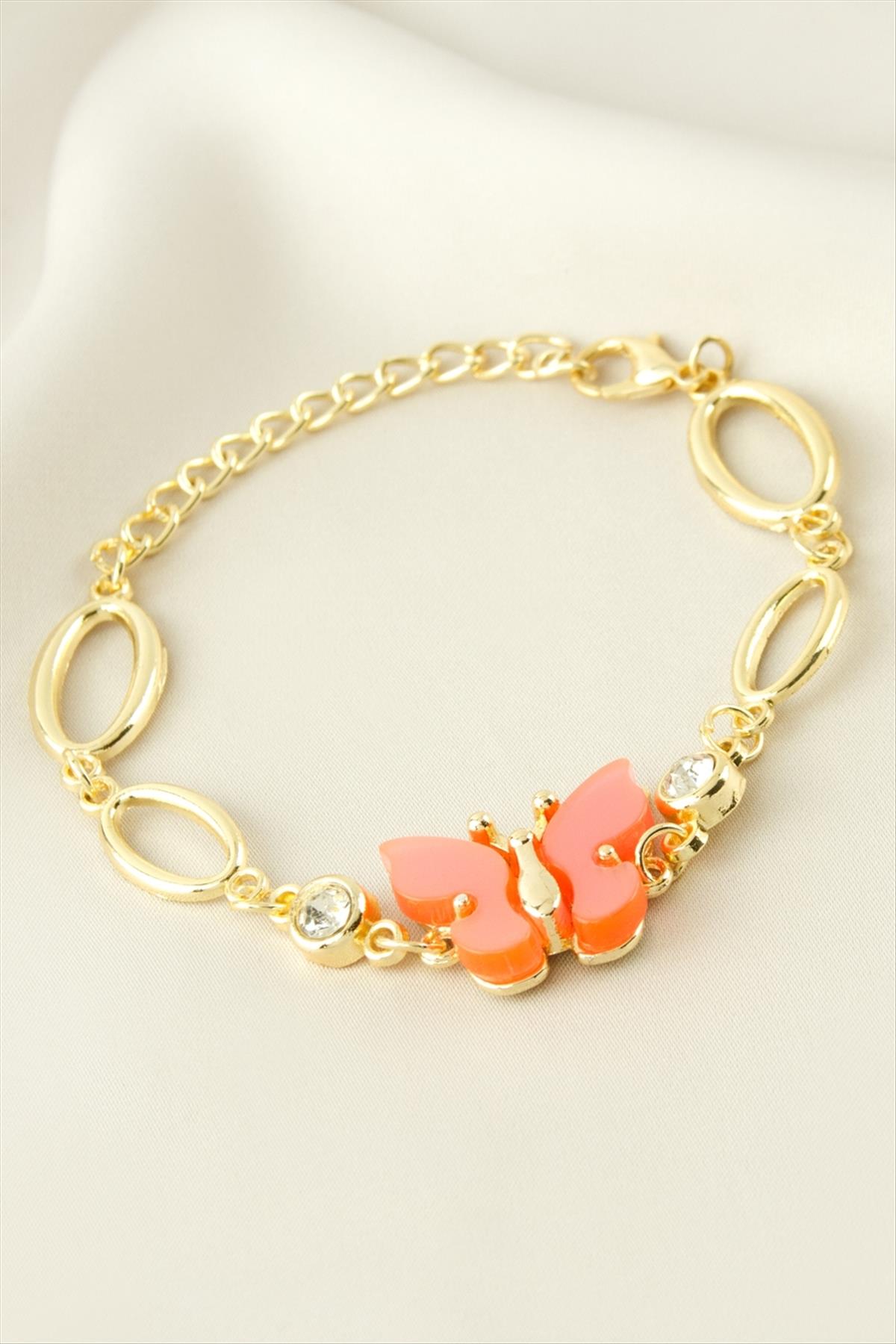 Kelebek Zincirli Bileklik