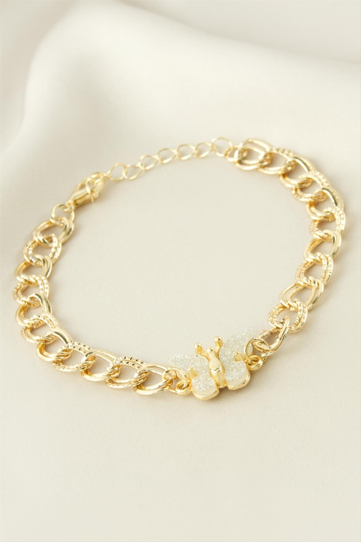 Kelebek Zincirli Bileklik