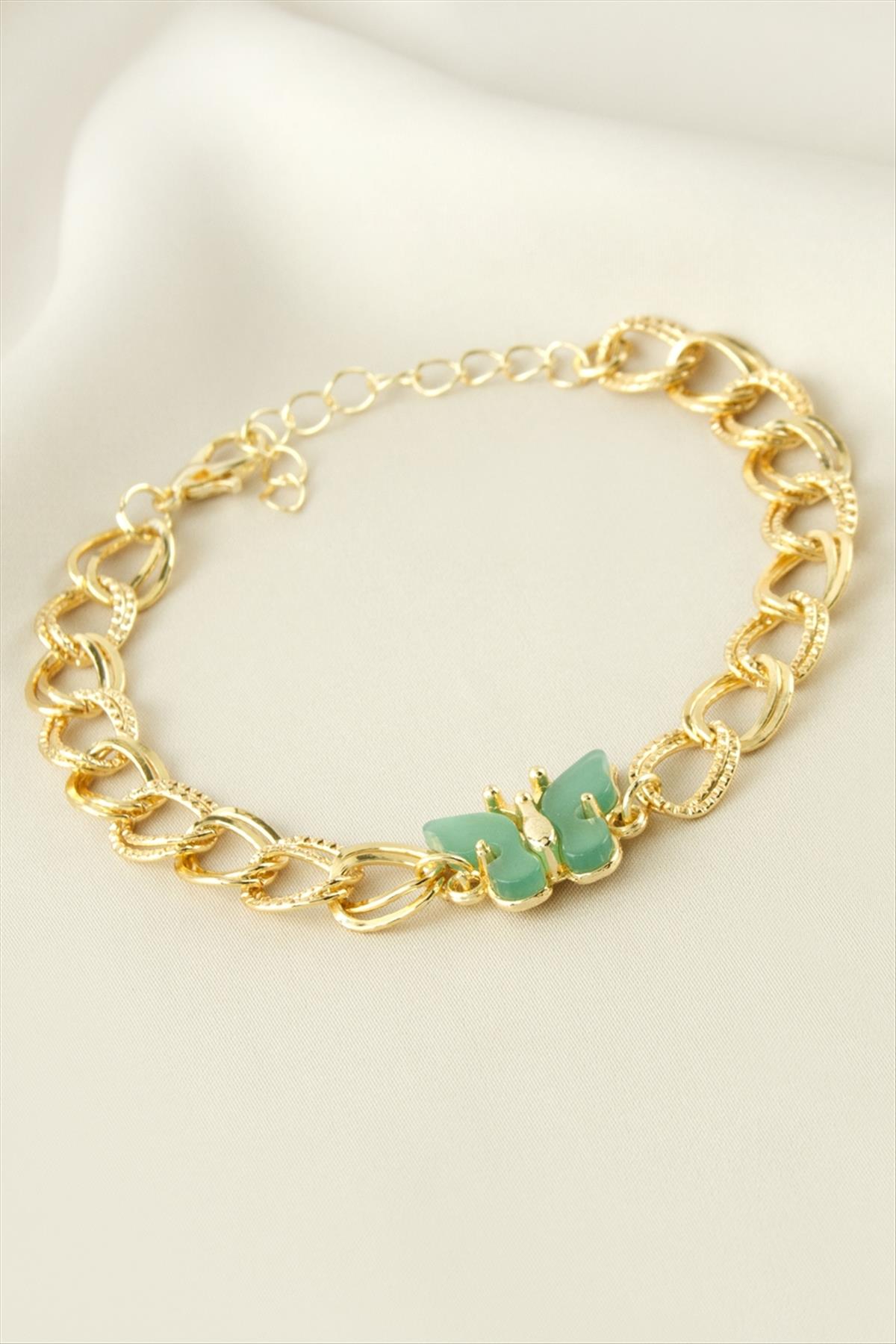 Kelebek Zincirli Bileklik