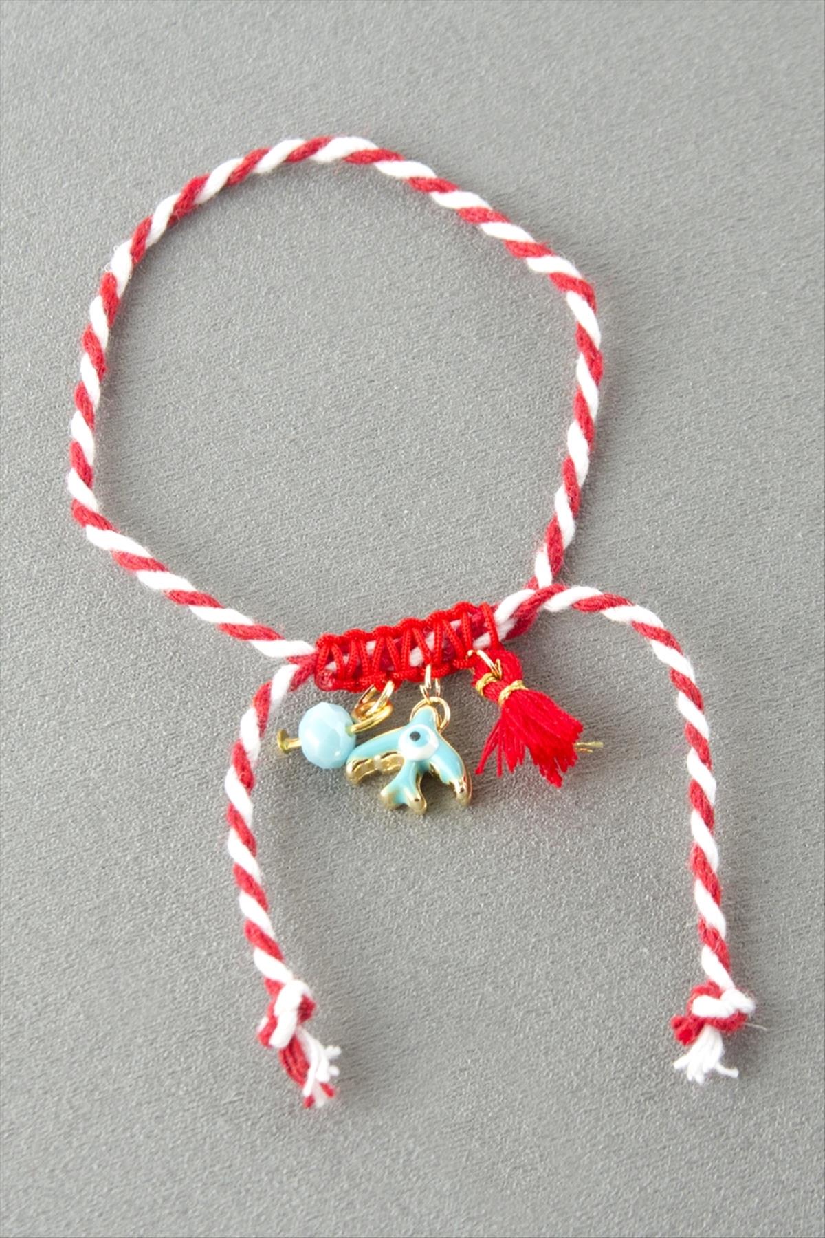 Kırlangıç Kristal Marteniçka İp Bileklik