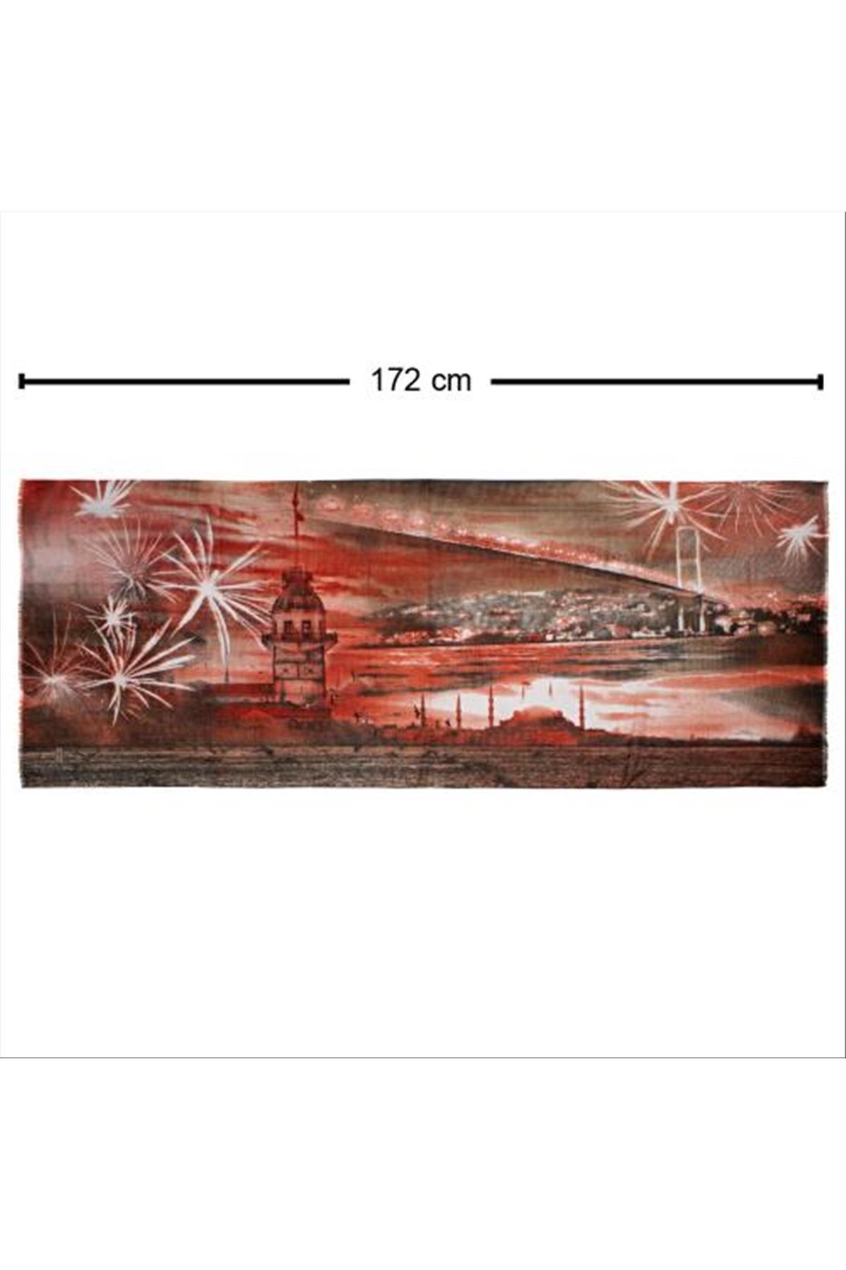 Kız Kulesi Eşarp Şal