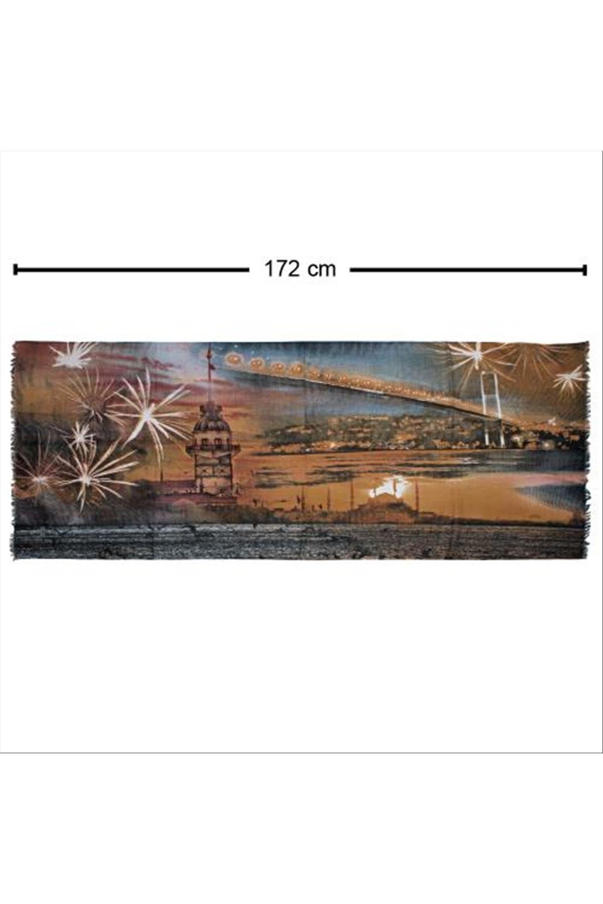 Kız Kulesi Eşarp Şal