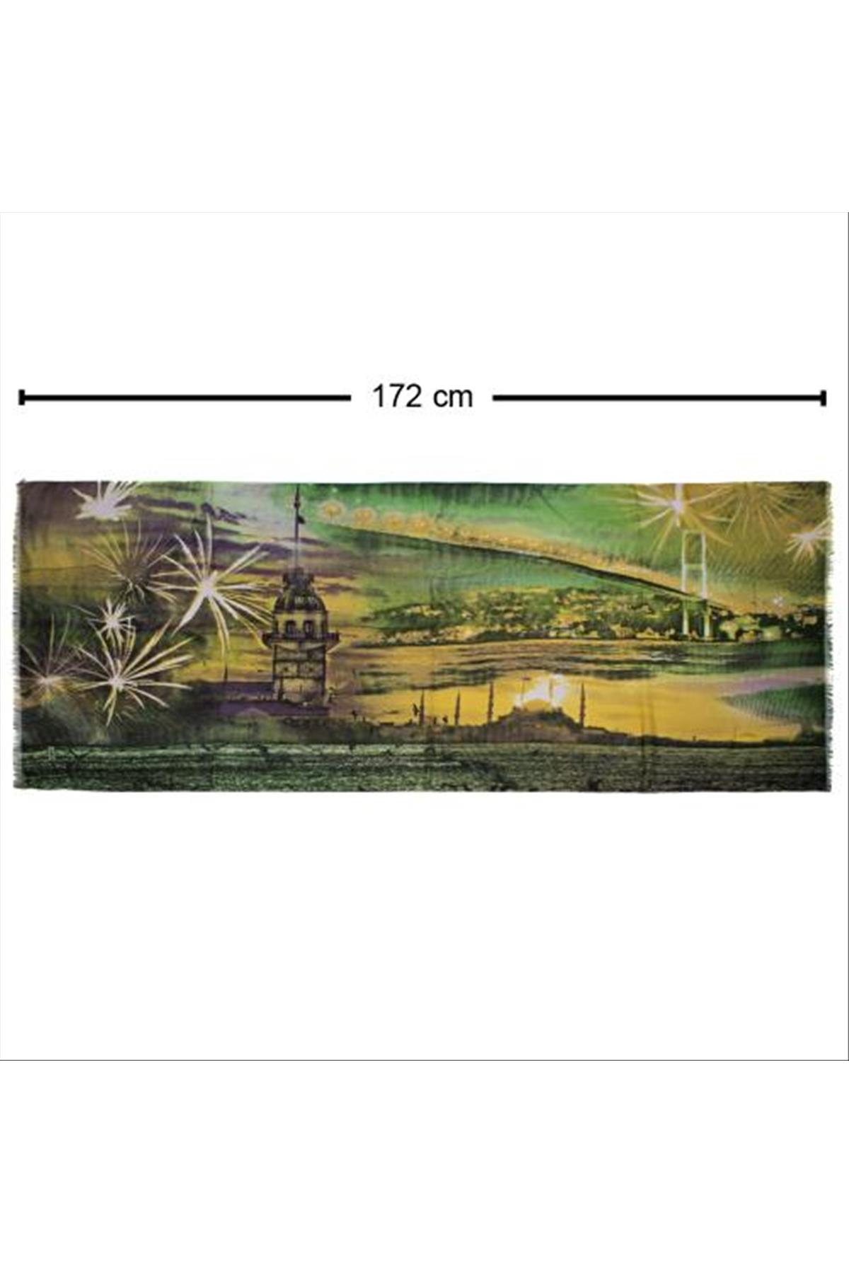 Kız Kulesi Eşarp Şal