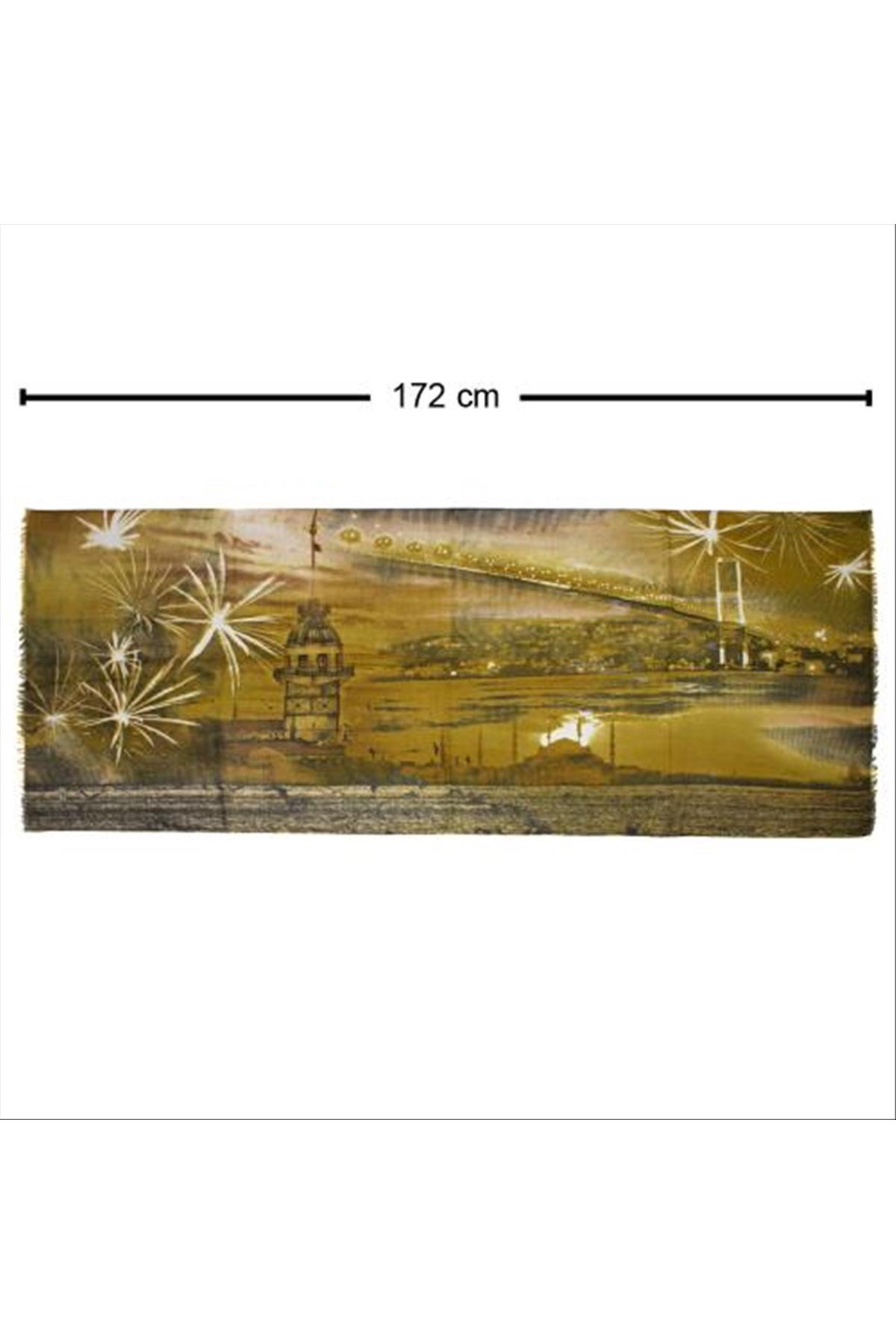 Kız Kulesi Eşarp Şal