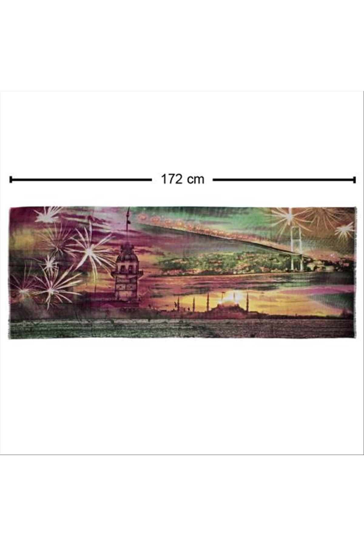 Kız Kulesi Eşarp Şal