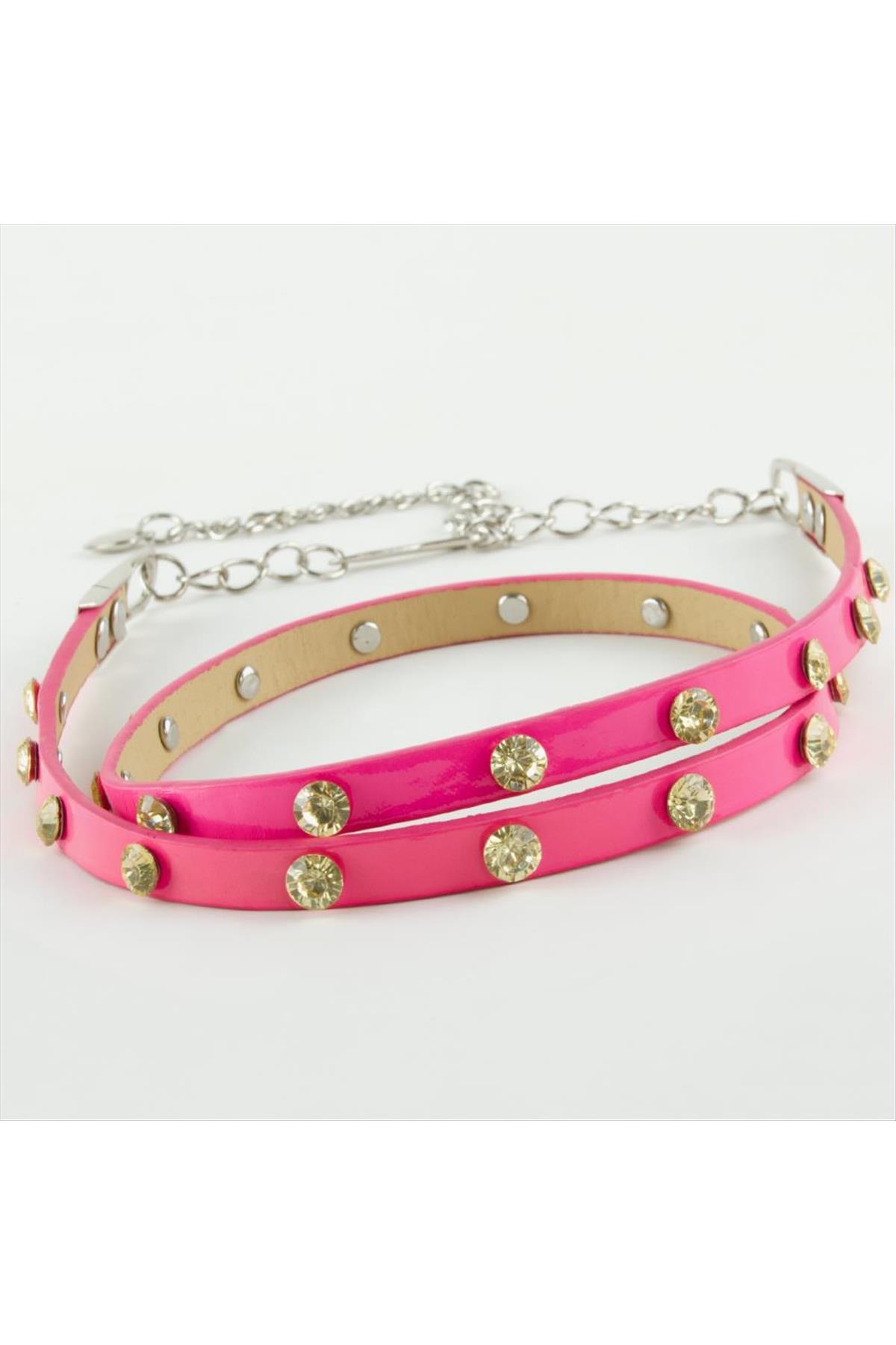 Klasik Deri Taşlı Kemer