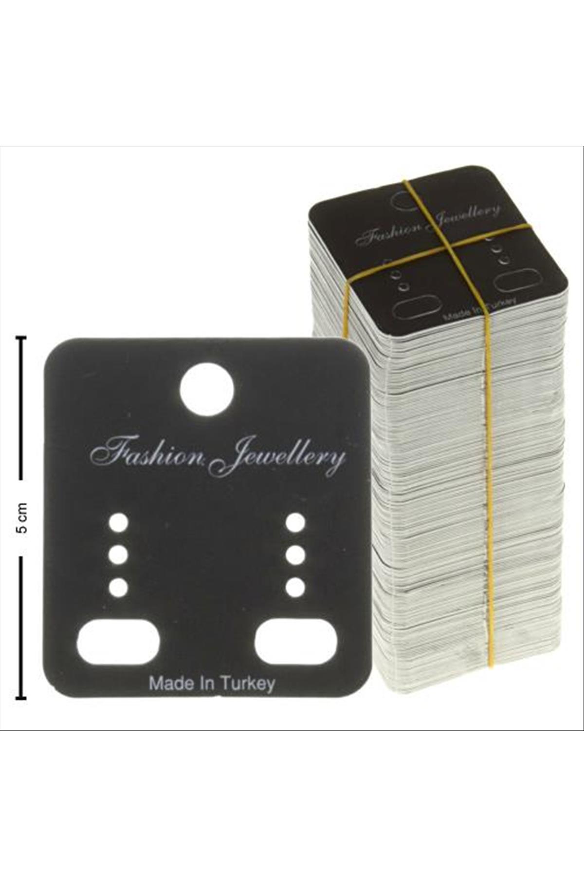 Klıpsli 3 Delikli Küpe Kartı