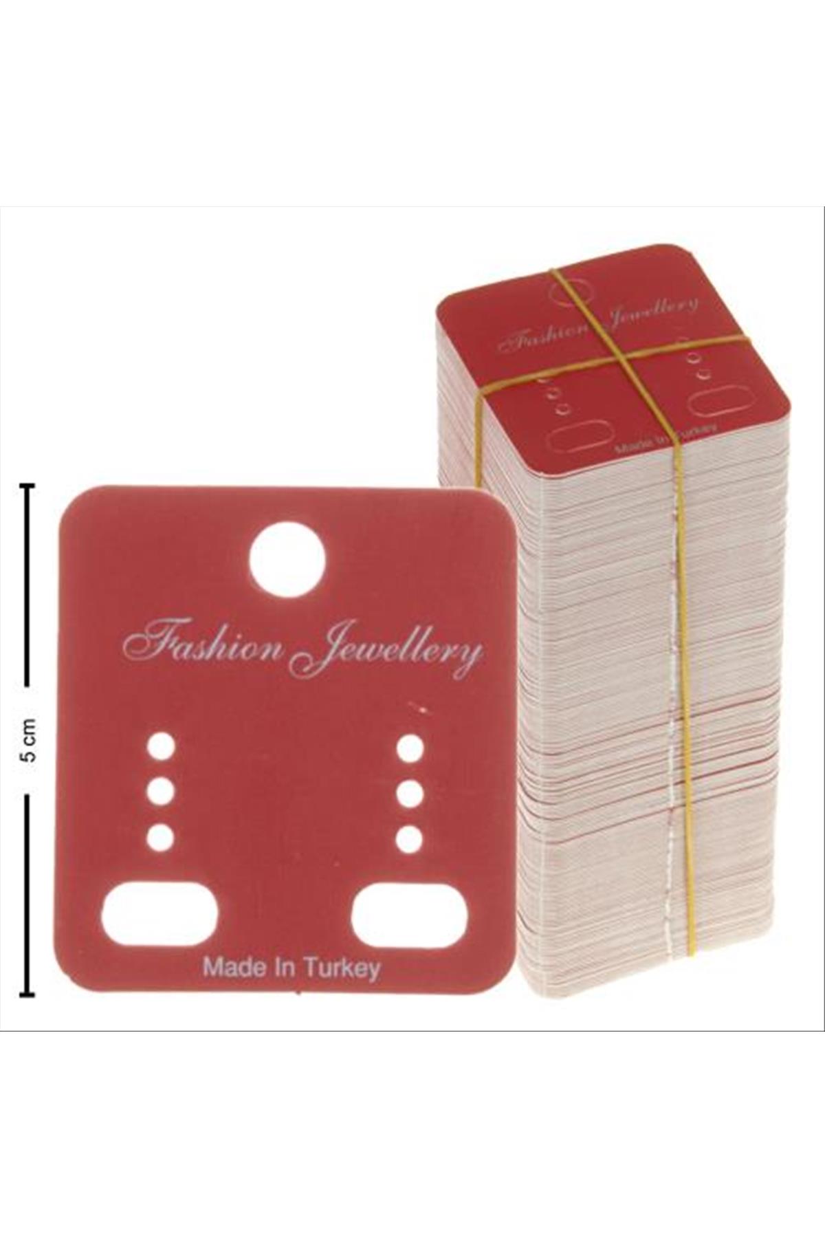 Klıpsli 3 Delikli Küpe Kartı