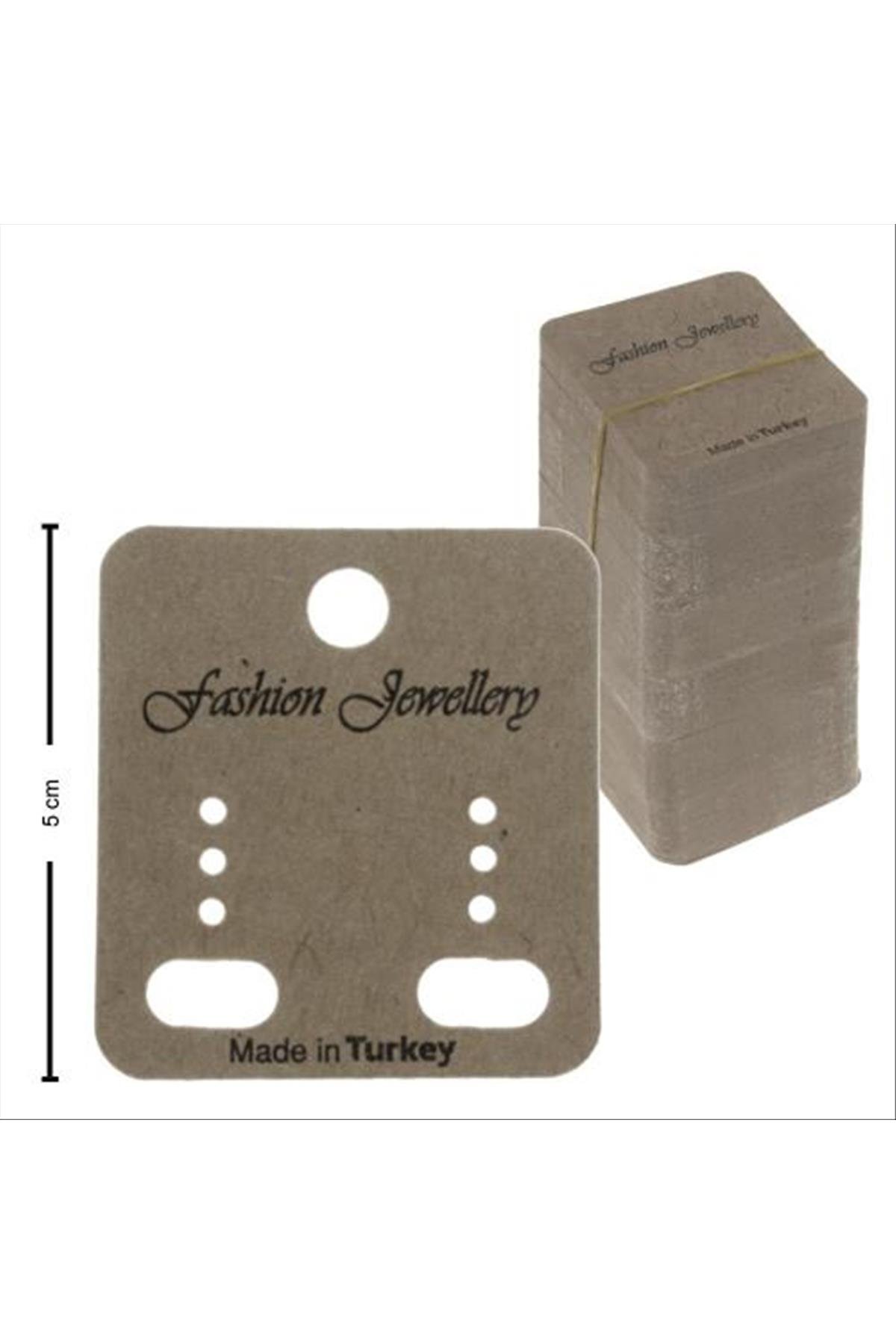 Klıpsli 3 Delikli Küpe Kartı