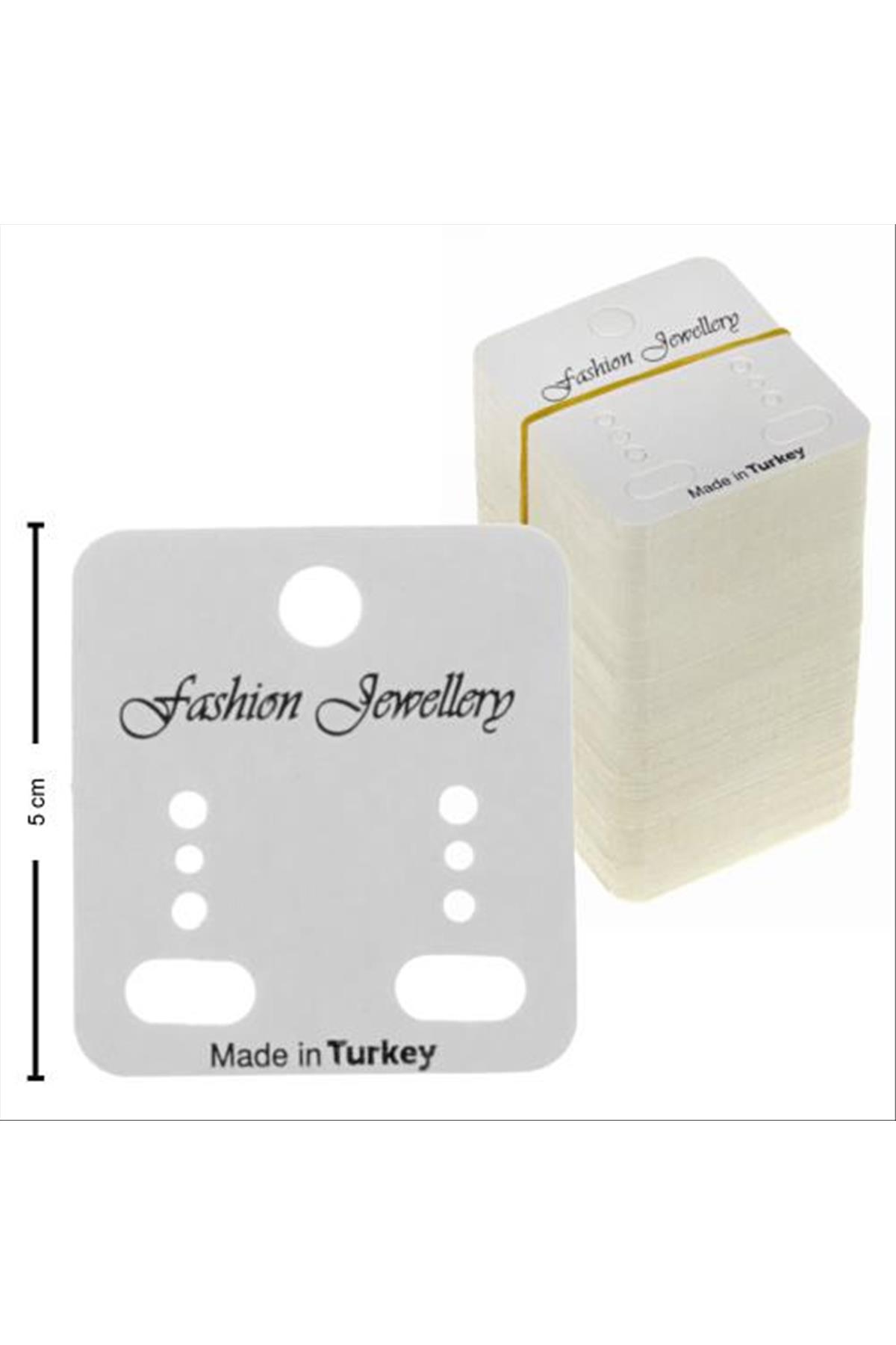 Klıpsli 3 Delikli Küpe Kartı