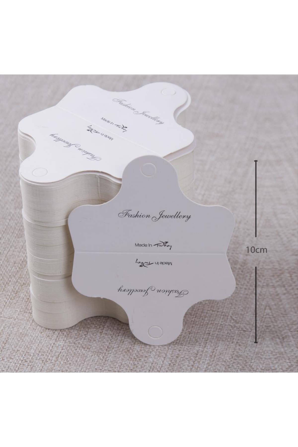 Kraft Kelebek Kolye Kartı