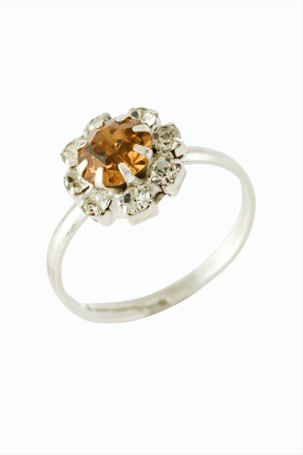 Kristal Taşlı Eklem Yüzük