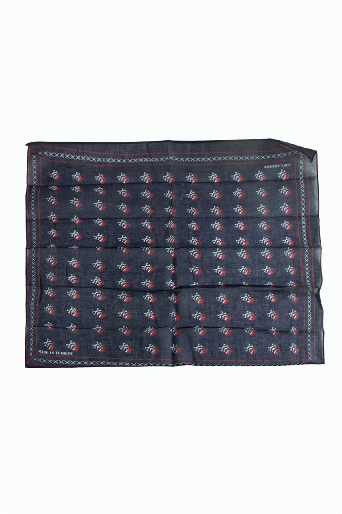 Kuru Kafa Desenli Bandana 50*50
