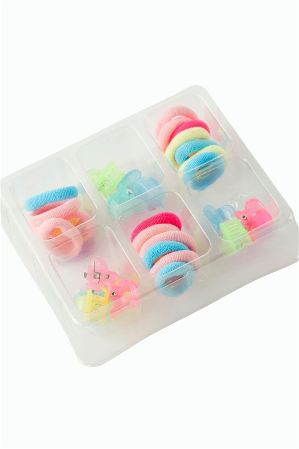 Kutulu Çanta Mandal Havlu Toka 35 Adet