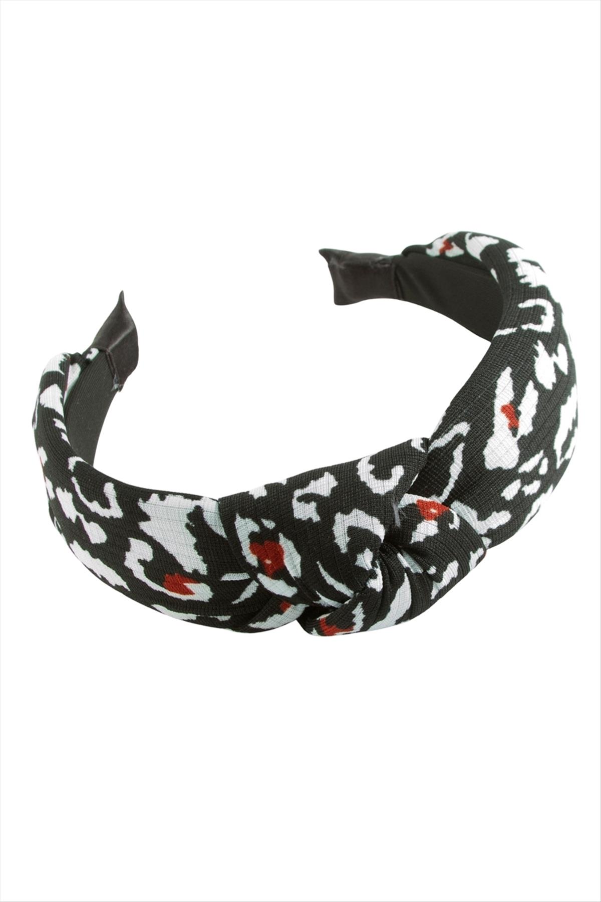 Leopar Desenli Fiyong Taç